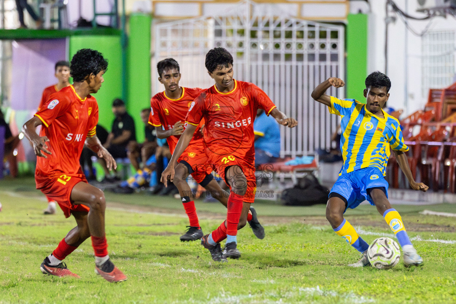 Valencia vs Victory Sports Club in Day 7 of Dhivehi Youth League 2024 held at Henveiru Stadium on Sunday, 1st December 2024. Photos: Shuu Abdul Sattar, / Images.mv