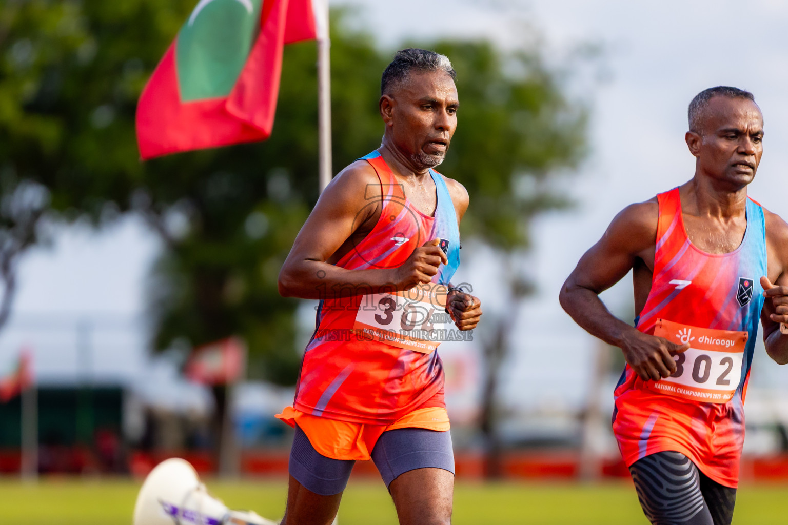 Day 1 of National Athletics Championship 2025 was held at Ekuveni Running Ground in Male', Maldives on Thursday, 14th August 2025. Photos: Nausham Waheed / images.mv
