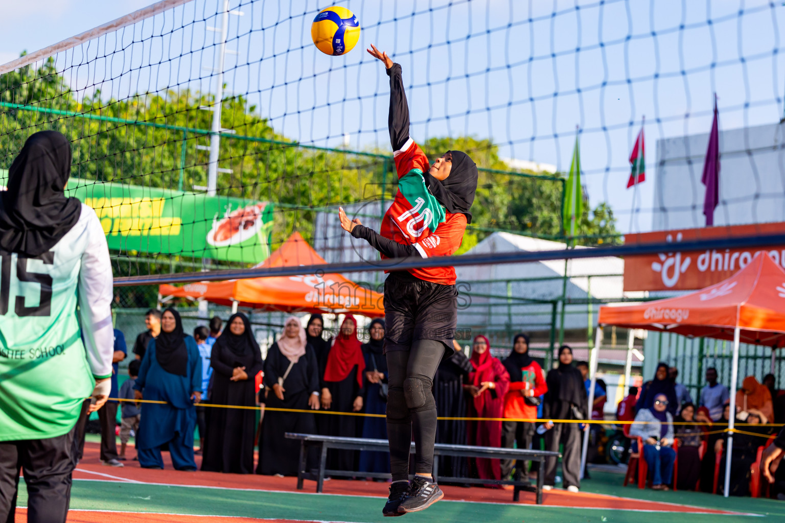 Day 13 of Interschool Volleyball Tournament 2024 was held in Ekuveni Volleyball Court at Male', Maldives on Thursday, 5th December 2024. Photos: Nausham Waheed / images.mv