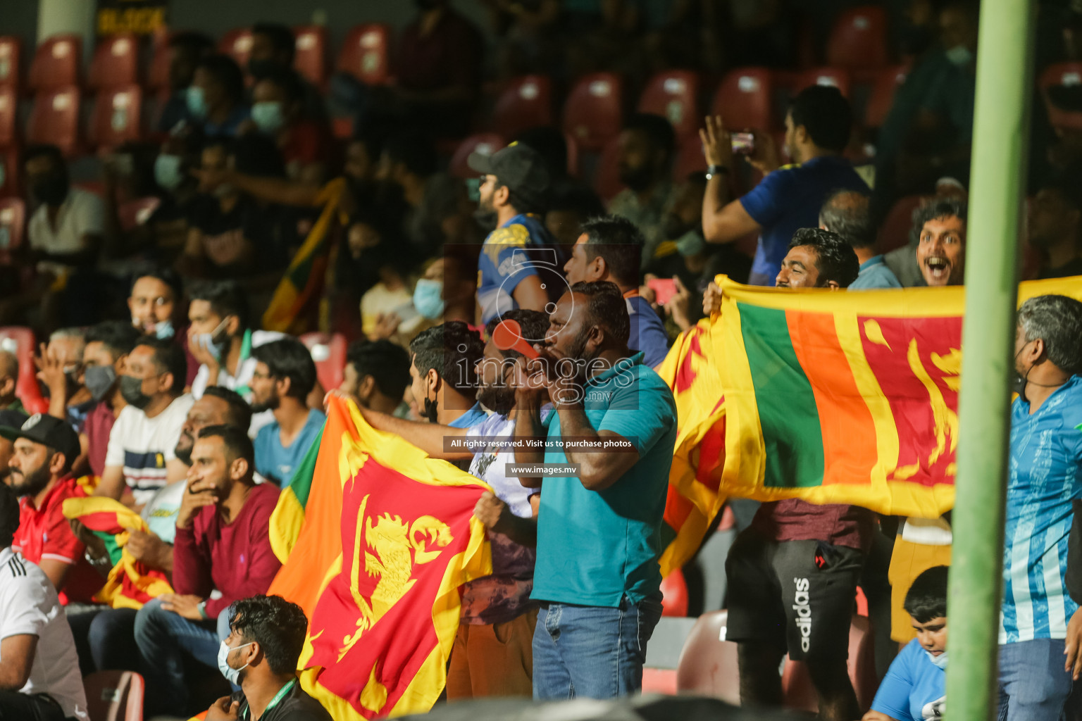 Nepal vs Sri Lanka in SAFF Championship 2021 held on 4th October 2021 in Galolhu National Stadium, Male', Maldives