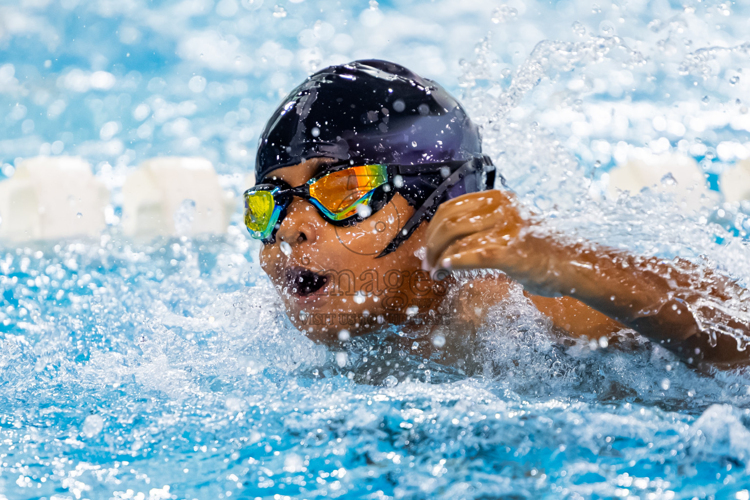 Day 1 of BML 6th National Kids Swimming Kids Festival 2025 held in Hulhumale', Maldives on Monday, 3rd November 2025. Photos: Nausham Waheed / images.mv