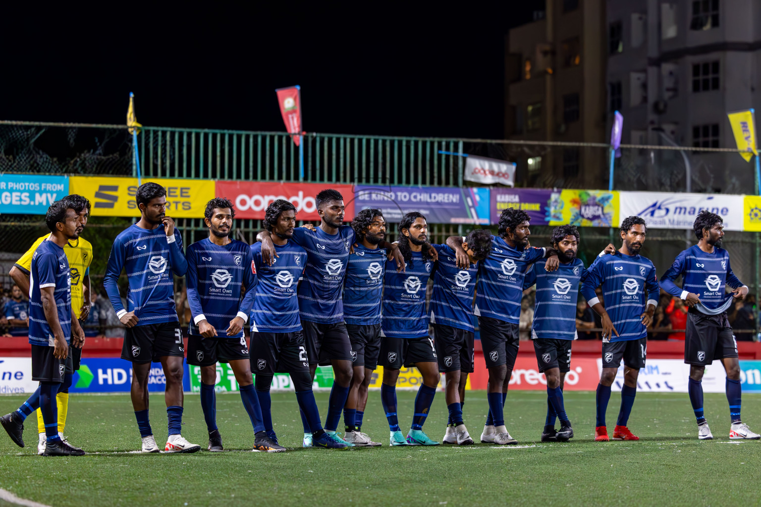 K Gaafaru vs B Eydhafushi in Zone 3 Final on Day 38 of Golden Futsal Challenge 2024 which was held on Friday, 23rd February 2024, in Hulhumale', Maldives Photos: Ismail Thoriq / images.mv