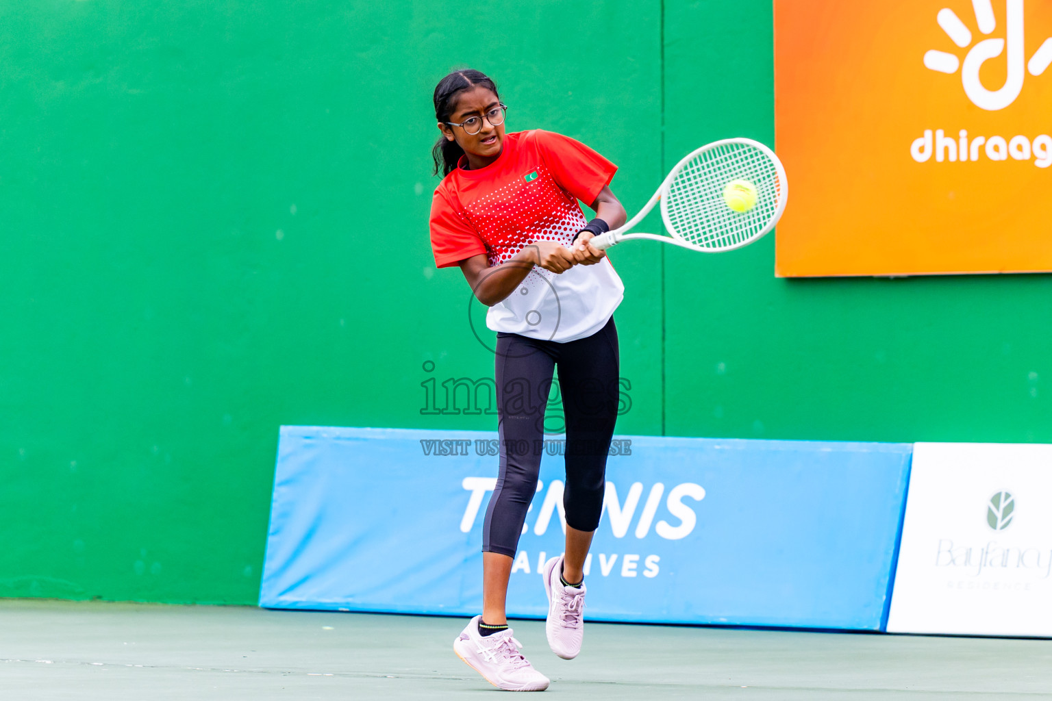 Day 5 of ATF Maldives Junior Open Tennis was held in Male' Tennis Court, Male', Maldives on Monday, 16th December 2024. Photos: Nausham Waheed/ images.mv