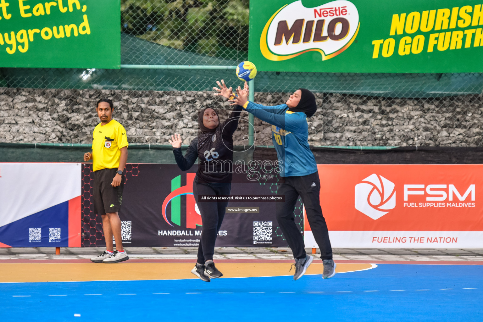 Day 10 of Milo 6th Inter Office Handball Tournament 2022 - Photos by Nausham Waheed