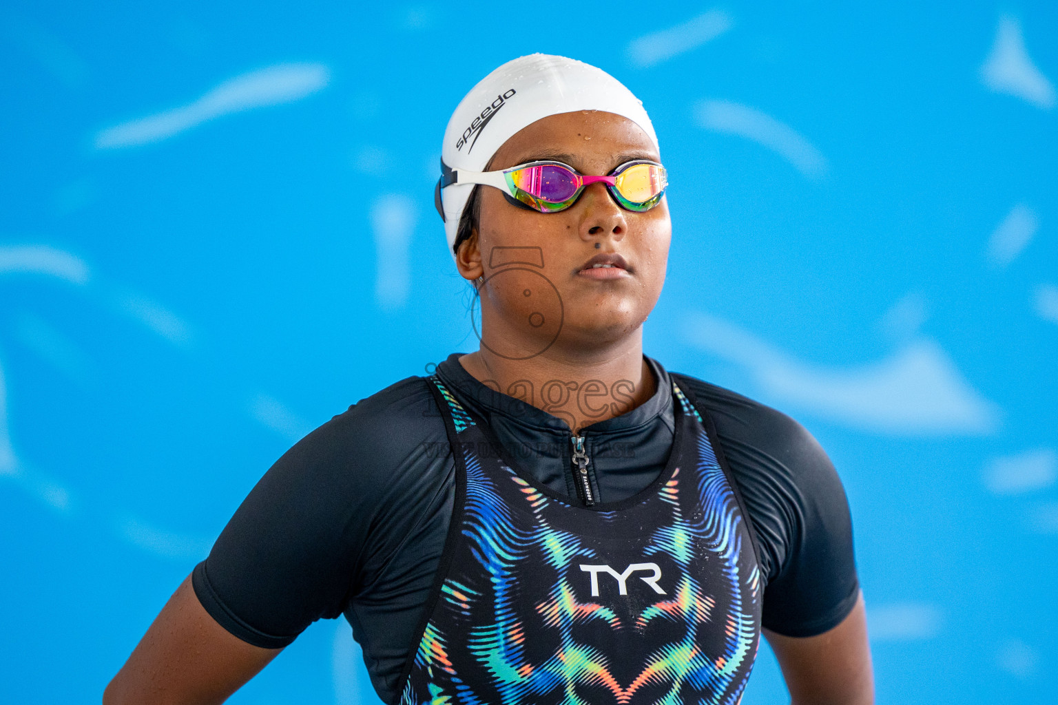 Day 4 of 20th Inter-school Swimming Competition 2024 held in Hulhumale', Maldives on Tuesday, 15th October 2024. Photos: Ismail Thoriq / images.mv