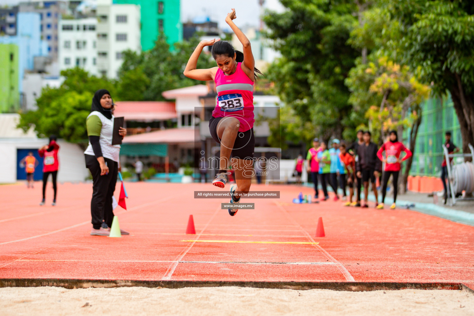 Day 2 of National Athletics Championship 2023 was held in Ekuveni Track at Male', Maldives on Friday, 24th November 2023. Photos: Hassan Simah / images.mv