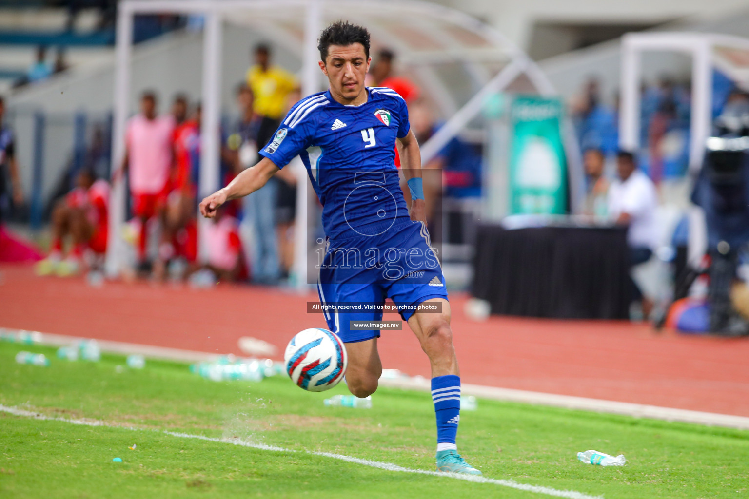 Kuwait vs Bangladesh in the Semi-final of SAFF Championship 2023 held in Sree Kanteerava Stadium, Bengaluru, India, on Saturday, 1st July 2023. Photos: Nausham Waheed, Hassan Simah / images.mv