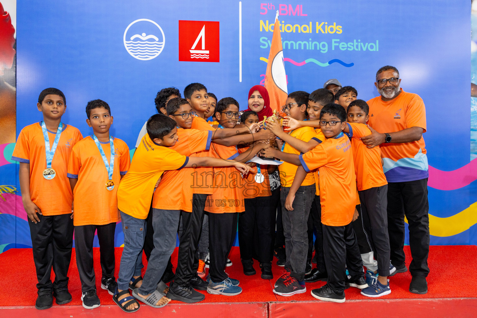 Closing of BML 5th National Swimming Kids Festival 2024 held in Hulhumale', Maldives on Saturday, 23rd November 2024.
Photos: Ismail Thoriq / images.mv