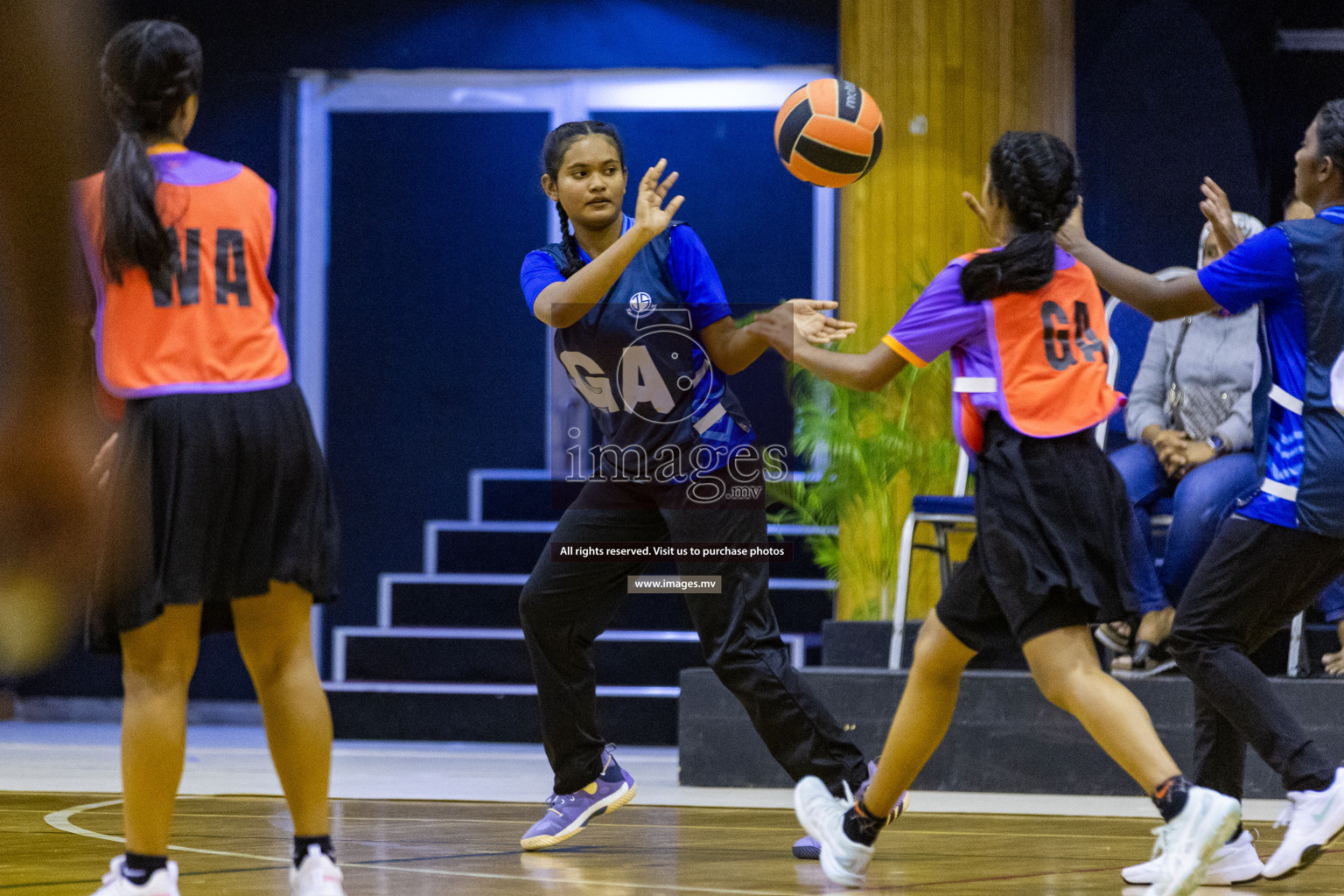 Day3 of 24th Interschool Netball Tournament 2023 was held in Social Center, Male', Maldives on 29th October 2023. Photos: Nausham Waheed, Mohamed Mahfooz Moosa / images.mv