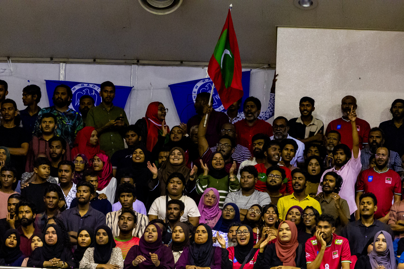 Final of CAVA Woman's Volleyball Challenge Cup 2024 was held in Social Center, Male', Maldives on Wednesday, 11th September 2024. Photos: Nausham Waheed / images.mv