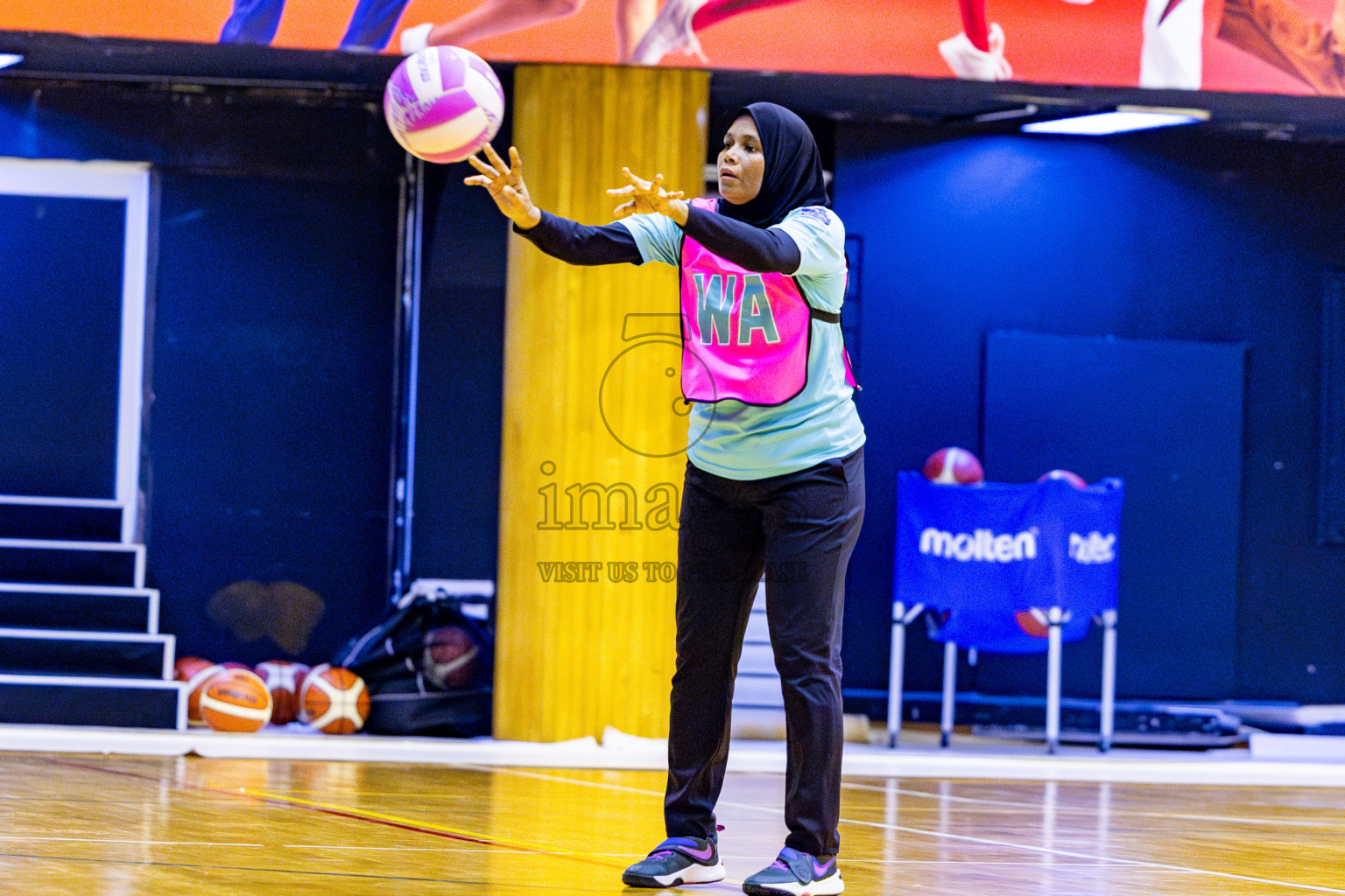 Xenith Sports Club vs MV Netters in Day 10 of National Netball Tournament 2025 held in Social Center at Male', Maldives on Tuesday, 27th May 2025. Photos: Nausham Waheed / images.mv