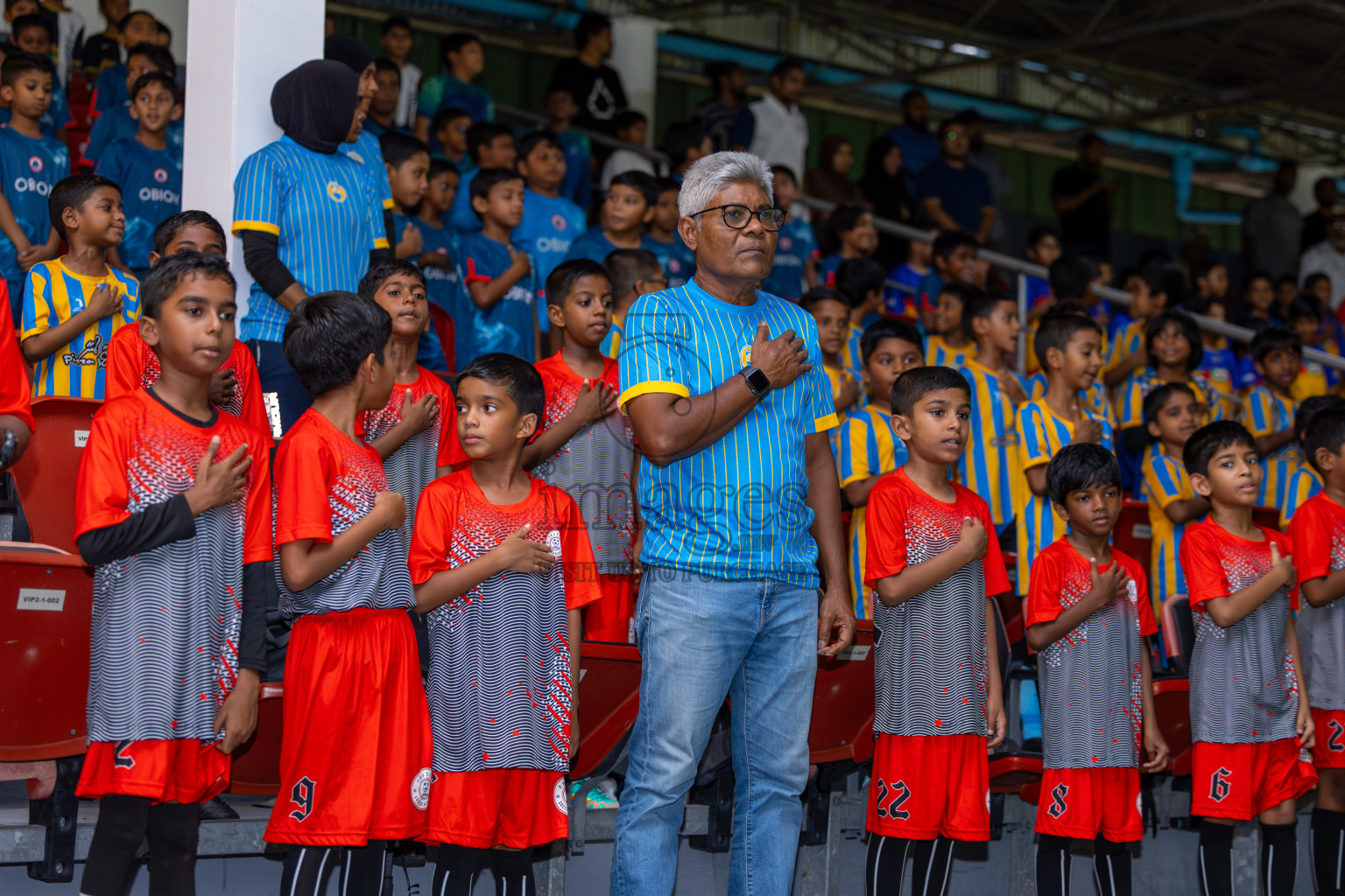 Inaugural Event of MILO SVAM Juniors 2025 (U8) was held at National Football Stadium, Male', Maldives on Monday, 23rd June 2025. Photos: Ismail Thoriq / images.mv