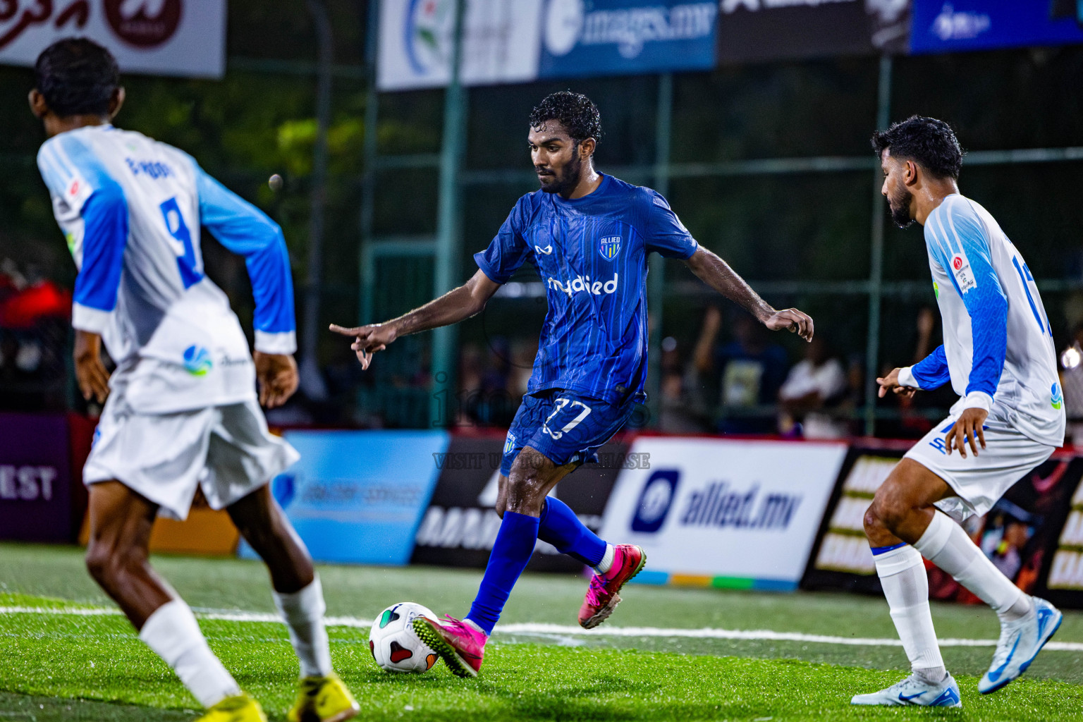 CLUB FEN vs TEAM ALLIED in Club Maldives Cup 2024 held in Rehendi Futsal Ground, Hulhumale', Maldives on Tuesday, 1st October 2024. Photos: Nausham Waheed / images.mv