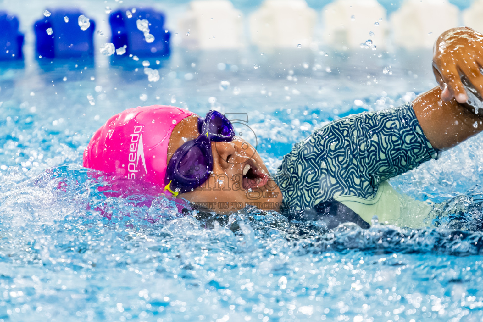 Day 1 of BML 6th National Kids Swimming Kids Festival 2025 held in Hulhumale', Maldives on Monday, 3rd November 2025. Photos: Nausham Waheed / images.mv