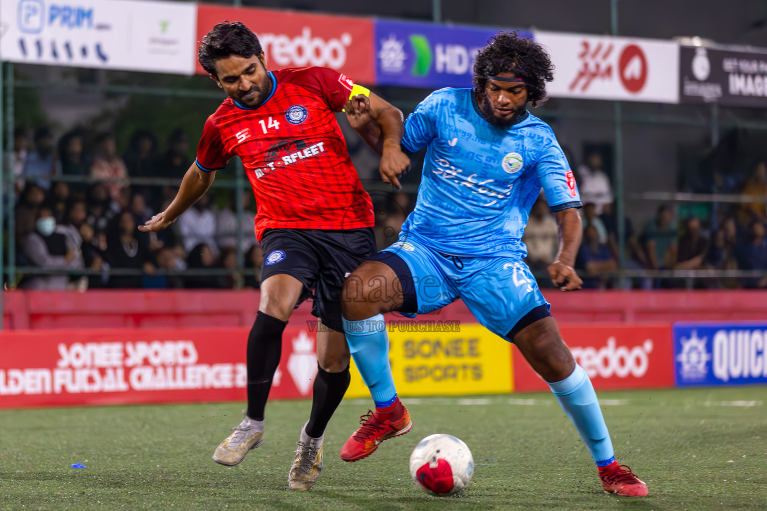 GA Villingili vs GA Kolamaafushi in Day 10 of Golden Futsal Challenge 2024 was held on Tuesday, 23rd January 2024, in Hulhumale', Maldives
Photos: Ismail Thoriq / images.mv