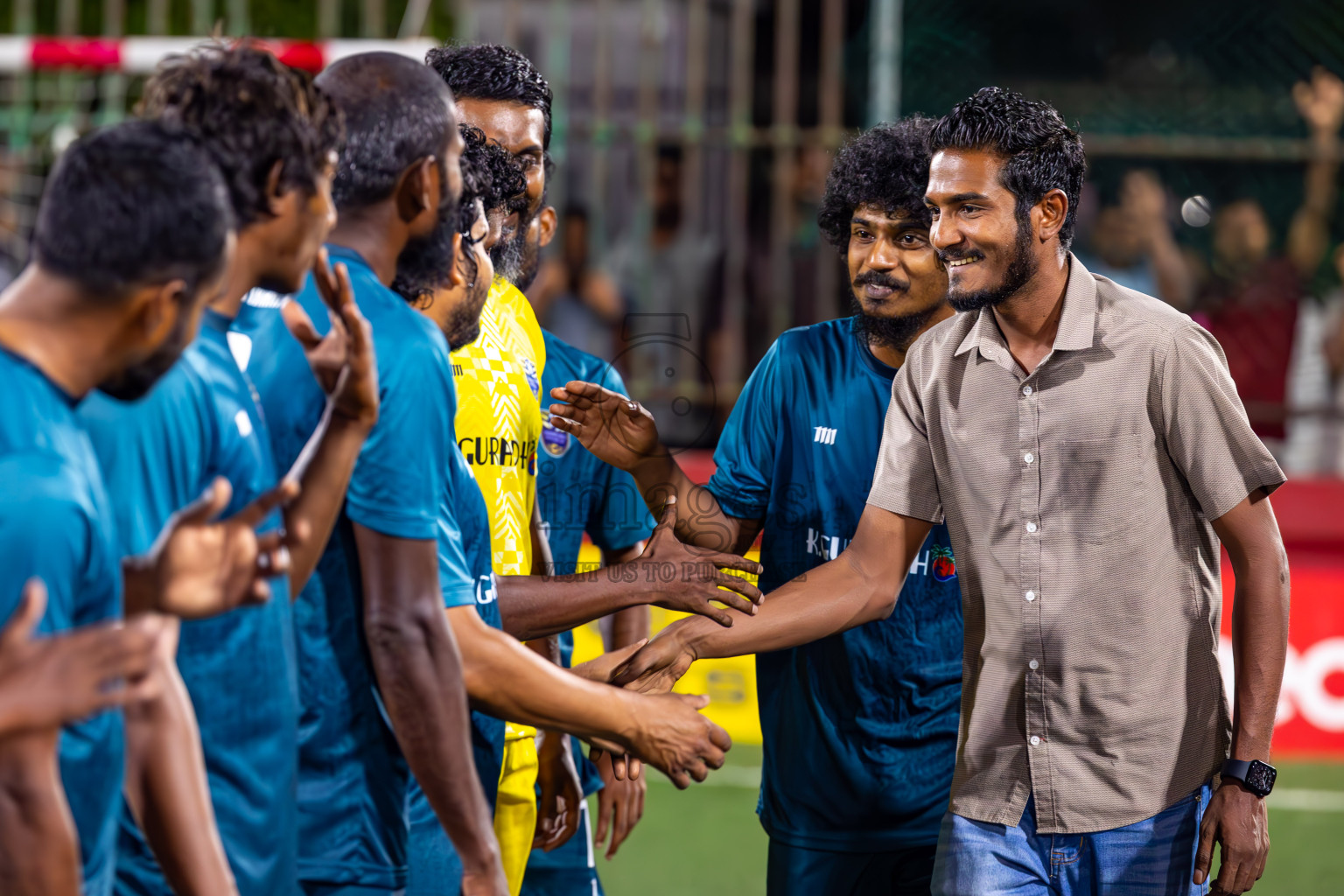 K Gulhi VS K Guraidhoo in Day 25 of Golden Futsal Challenge 2024 was held on Thursday , 8th February 2024 in Hulhumale', Maldives
Photos: Ismail Thoriq / images.mv