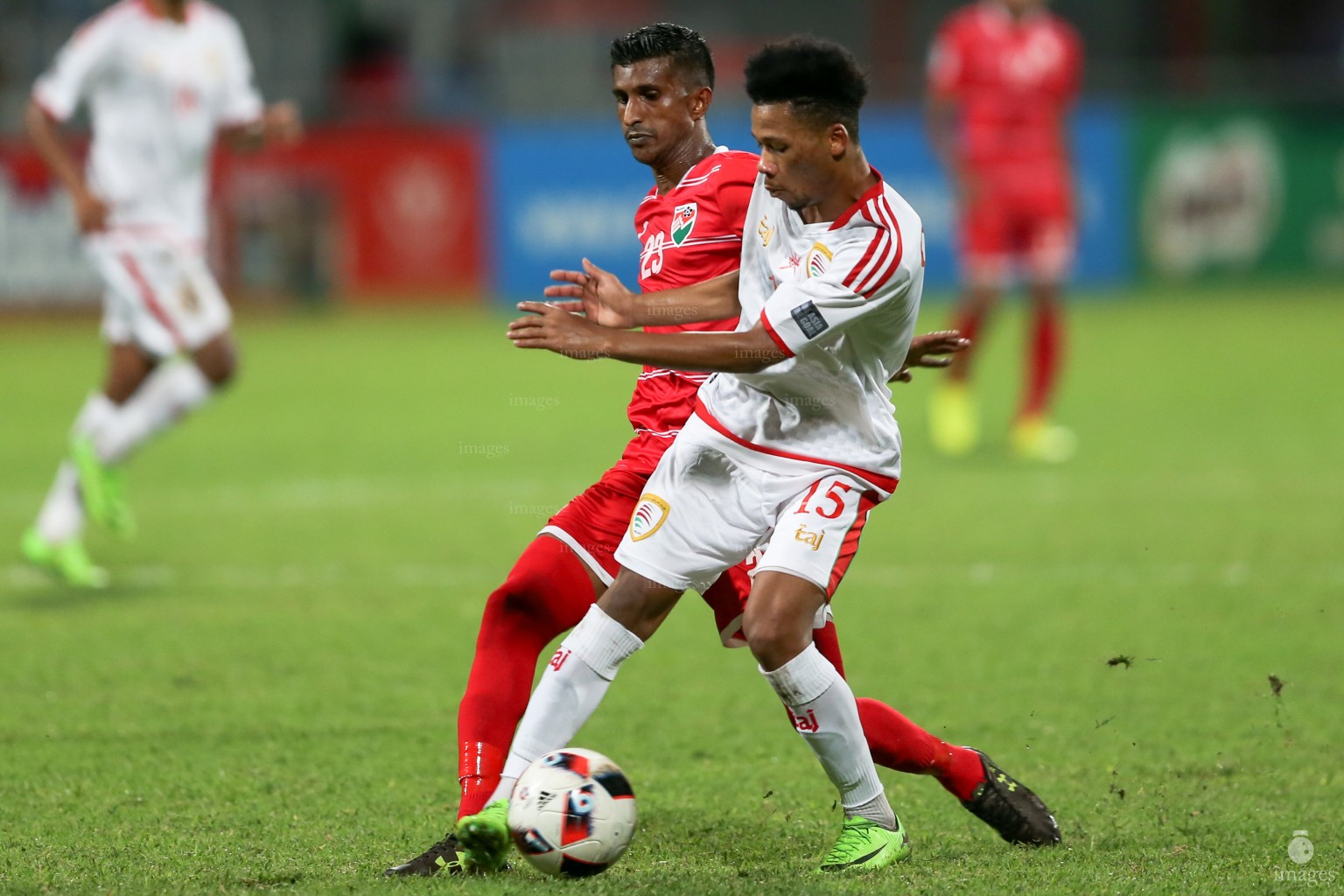 Asian Cup Qualifier between Maldives and Oman in National Stadium, on 10 October 2017 Male' Maldives. ( Images.mv Photo: Abdulla Abeedh )