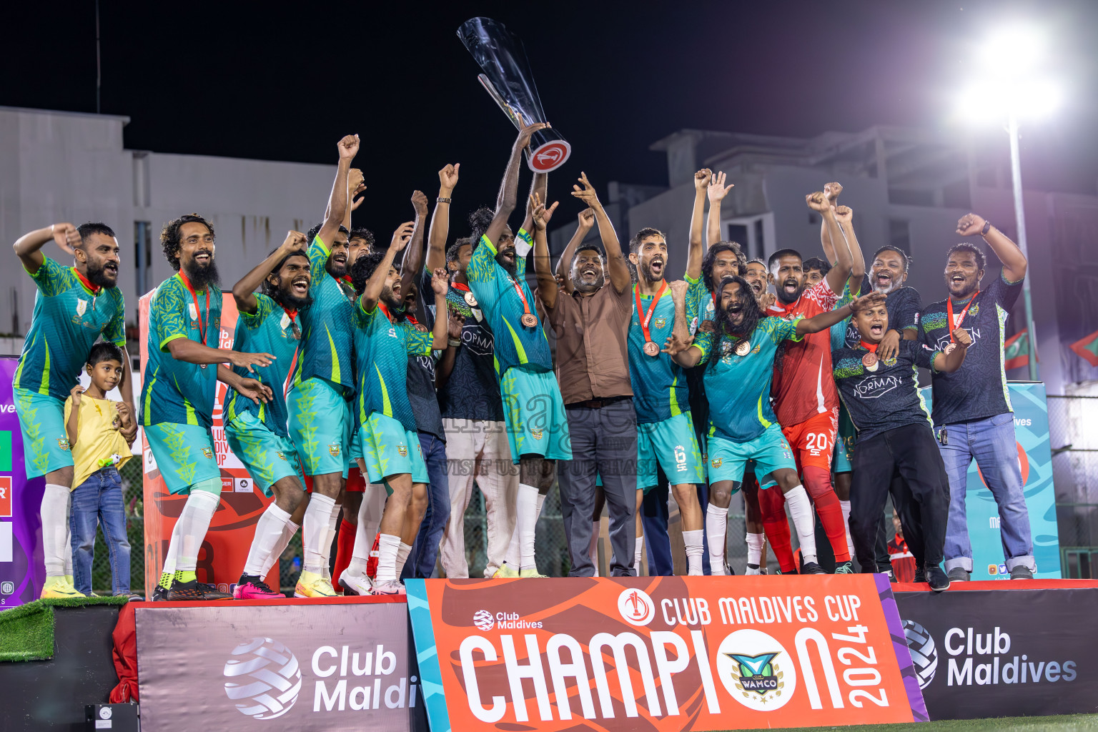 WAMCO vs RRC in the Final of Club Maldives Cup 2024 was held in Rehendi Futsal Ground, Hulhumale', Maldives on Friday, 18th October 2024. Photos: Ismail Thoriq / images.mv