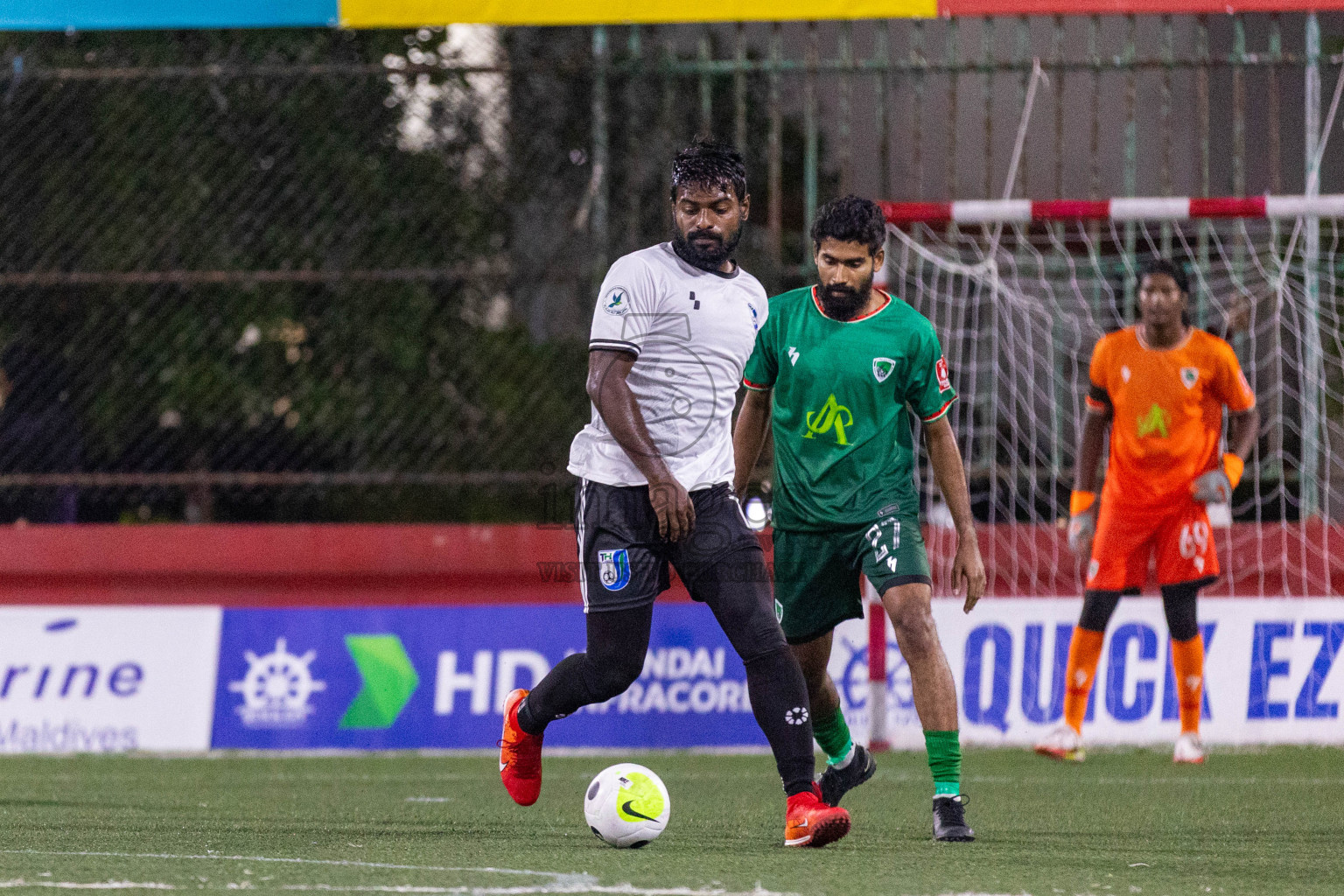 HDh Finey vs HDh Hanimaadhoo in Golden Futsal Challenge 2024 was held on Tuesday, 16th January 2024, in Hulhumale', Maldives
Photos: Ismail Thoriq / images.mv