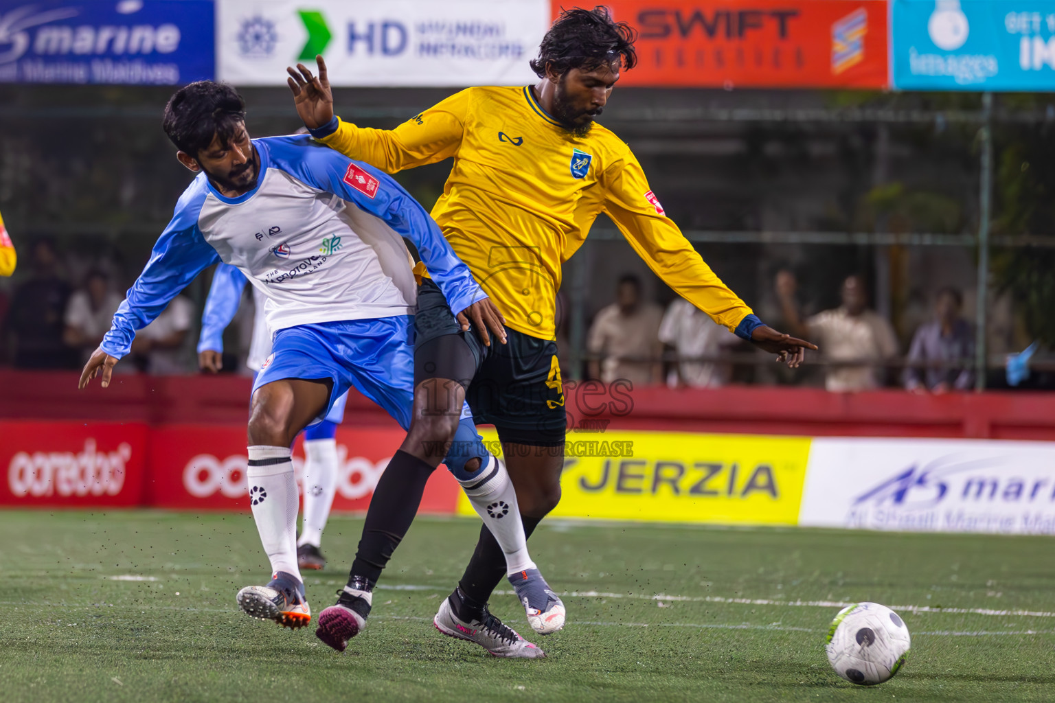 N Kendhikulhudhoo vs N Velidhoo in Day 11 of Golden Futsal Challenge 2024 was held on Thursday, 25th January 2024, in Hulhumale', Maldives
Photos: Ismail Thoriq / images.mv