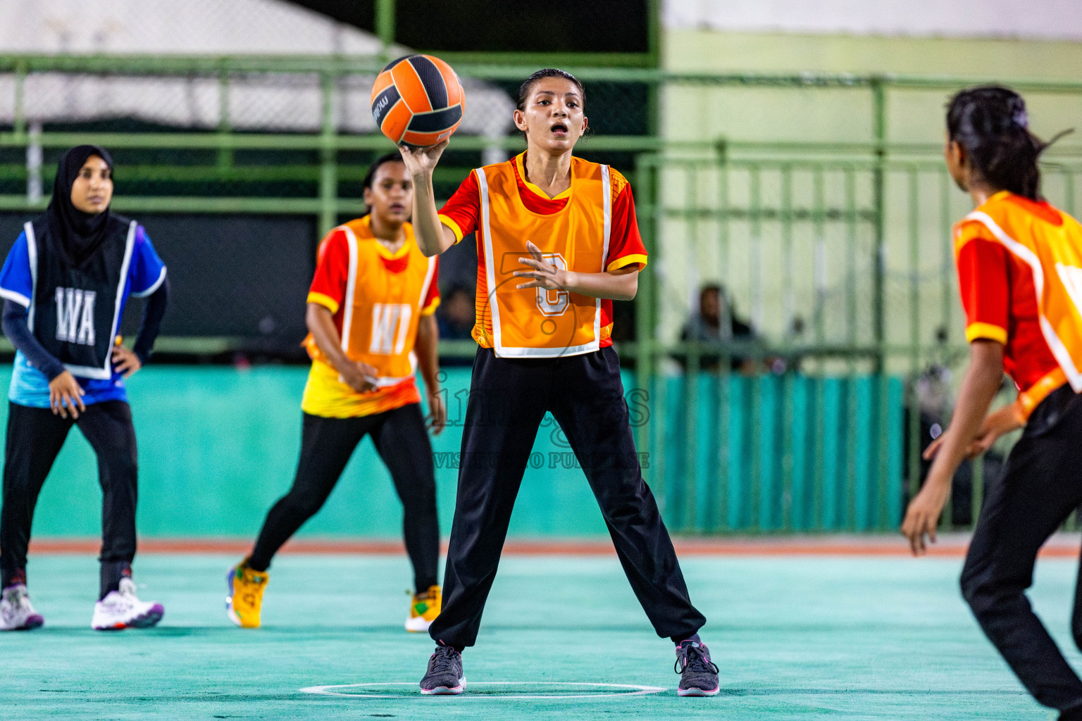 Day 1 of 23rd Netball Association Championship was held in Ekuveni Netball Court at Male', Maldives on Thursday, 27th April 2024. Photos: Nausham Waheed / images.mv