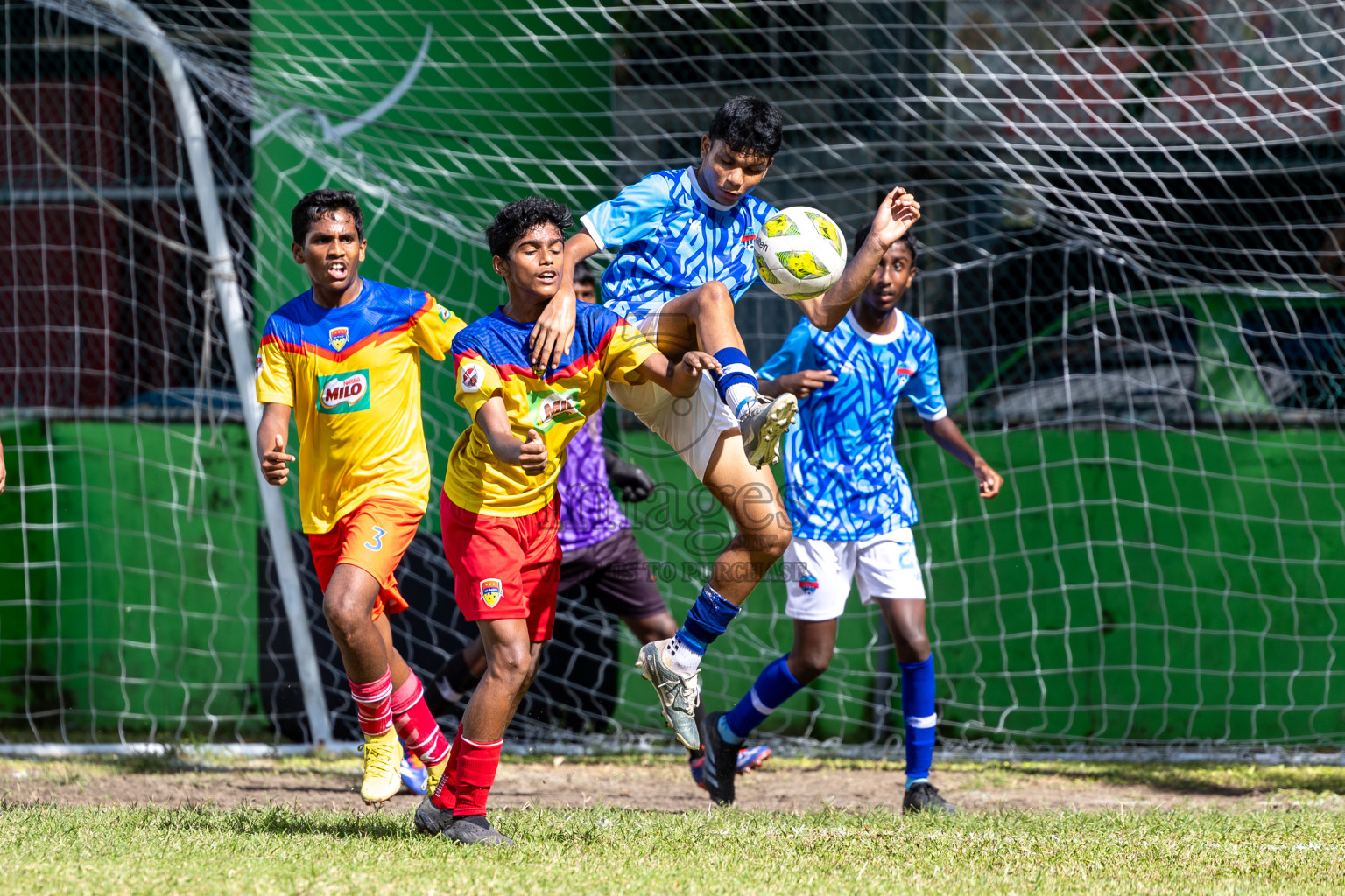 Day 4 of MILO Academy Championship 2024 (U-14) was held in Henveyru Stadium, Male', Maldives on Sunday, 3rd November 2024. 
Photos: Hassan Simah / Images.mv