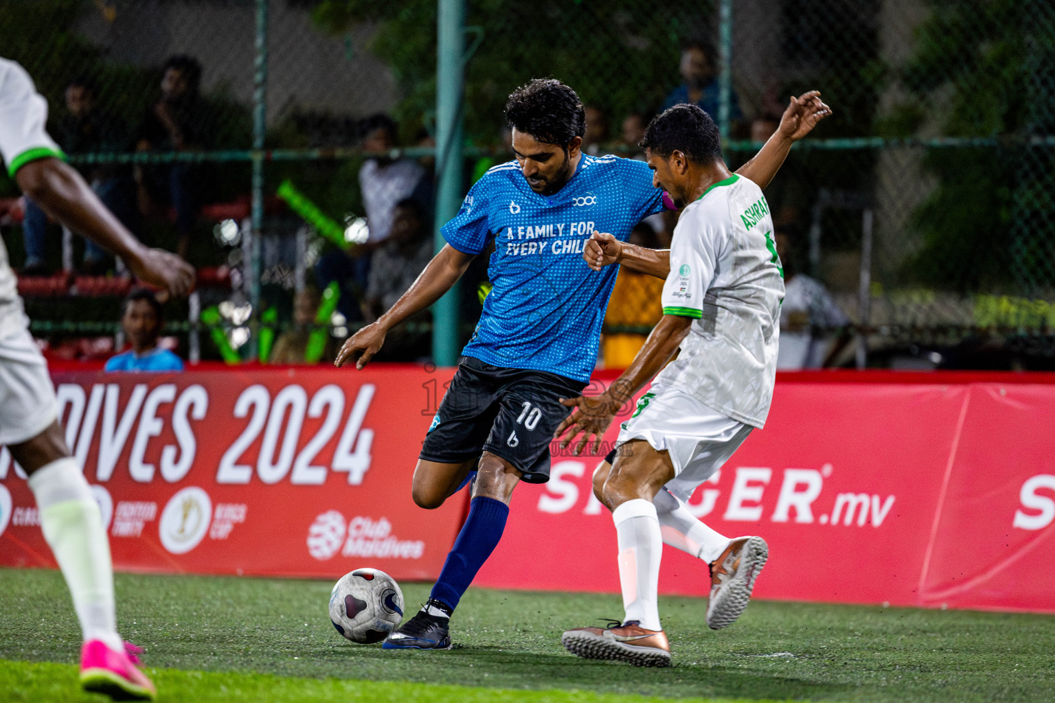 TEAM BADHAHI vs AGRI in Club Maldives Classic 2024 held in Rehendi Futsal Ground, Hulhumale', Maldives on Saturday, 7th September 2024. Photos: Nausham Waheed / images.mv