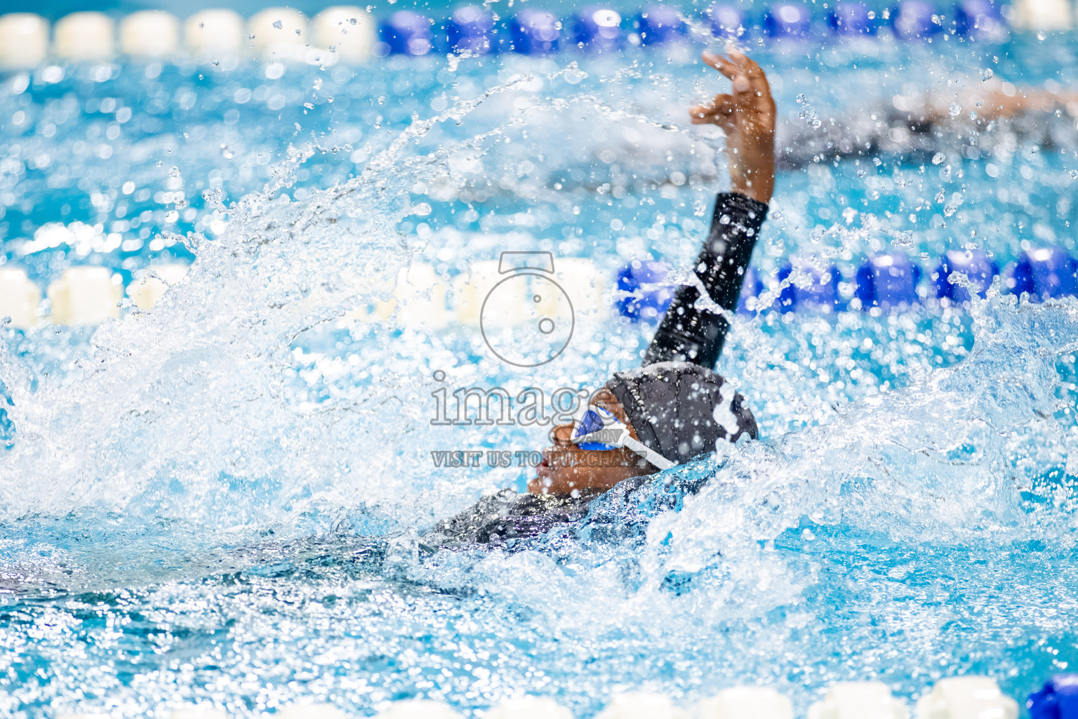 Day 3 of BML 6th National Kids Swimming Kids Festival 2025 held in Hulhumale', Maldives on Wednesday, 5th November 2024. 

Photos: Hassan Simah / images.mv