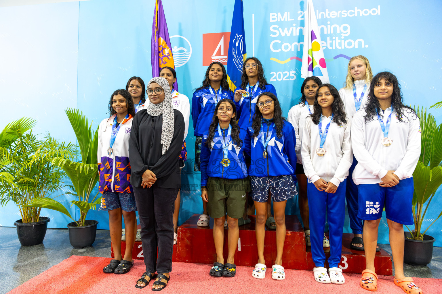 Day 5 of BML 21st Interschool Swimming Competition 2025 was held in Hulhumale' Swimming Pool, Hulhumale', Maldives on Wednesday, 15th October 2025.
Photos: Ismail Thoriq, Hassan Simah / images.mv