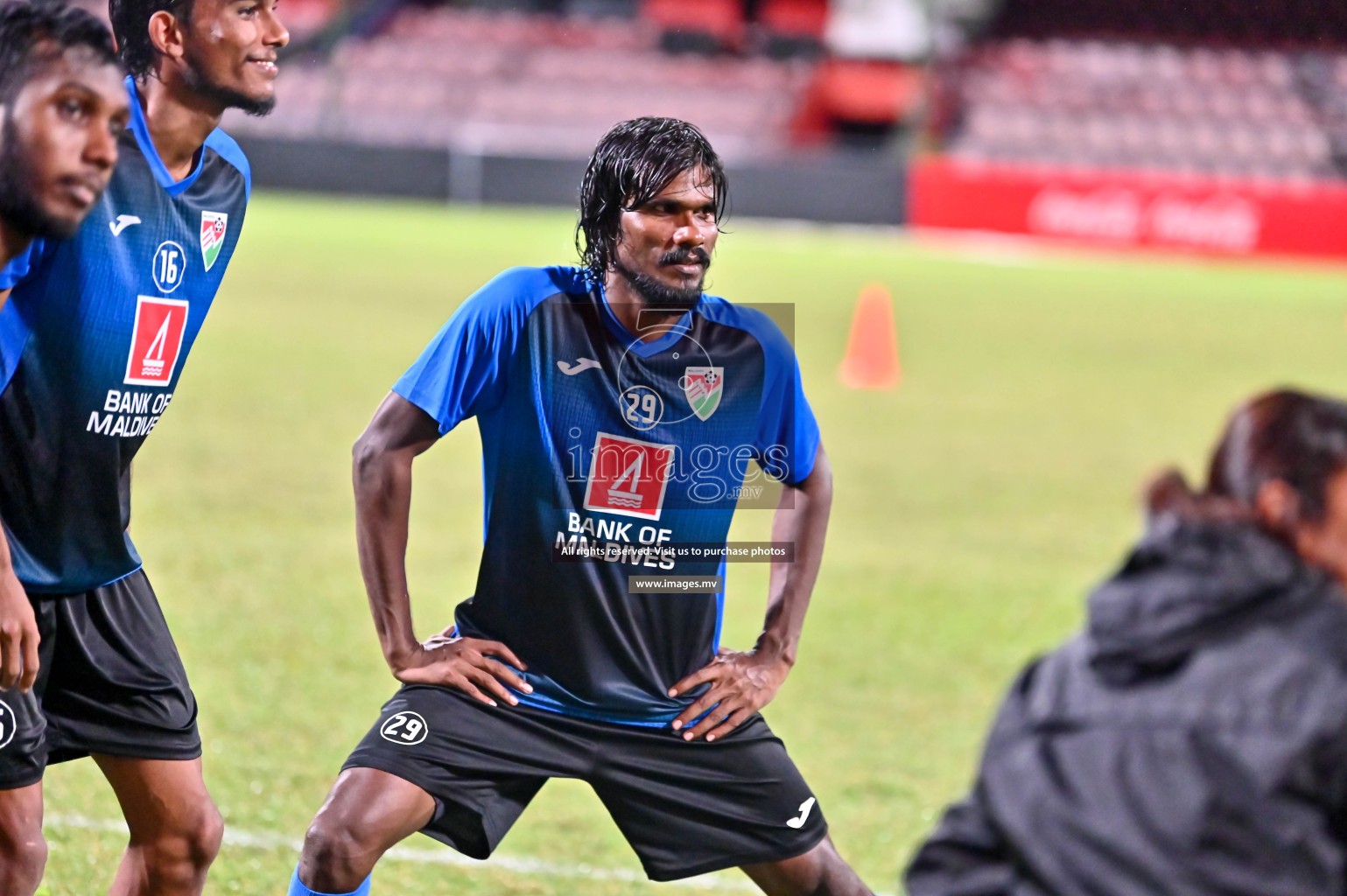 Maldives National Team gears up for upcoming SAFF Championship 2023, to be held in Bangalore, India from 21st June to 4th July 2023.  Photos: Ismail Thoriq / images.mv