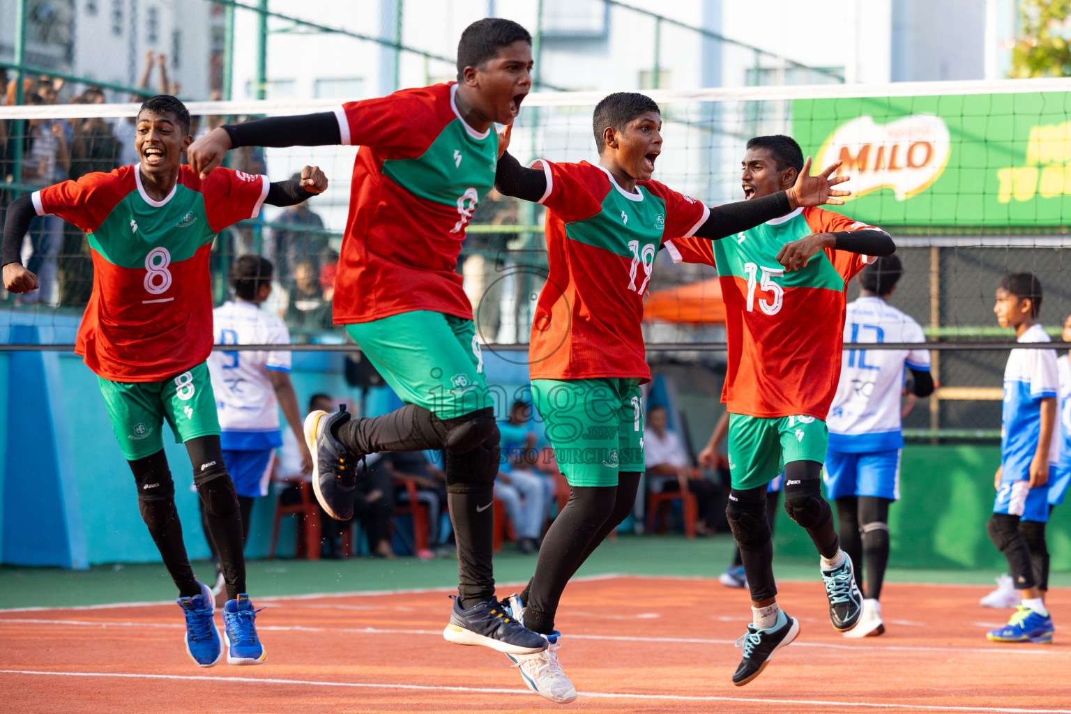 Day 10 of Interschool Volleyball Tournament 2024 was held in Ekuveni Volleyball Court at Male', Maldives on Sunday, 1st December 2024.
Photos: Ismail Thoriq / images.mv