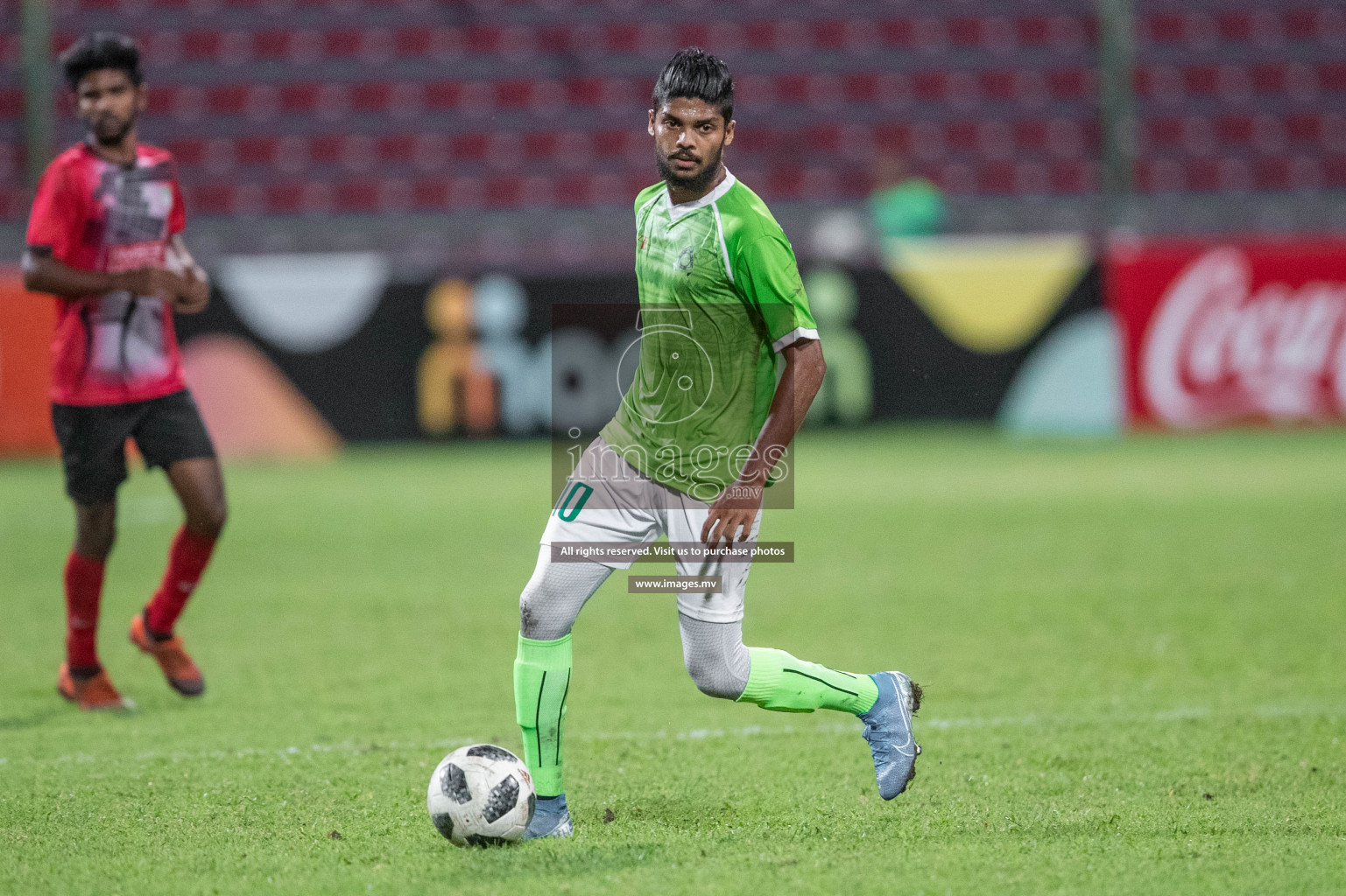 Green Streets vs Foakaidhoo FC in in Dhiraagu Dhivehi Premier League held in Male', Maldives on 25th October 2019 Photos: Suadh Abdul Sattar/images.mv