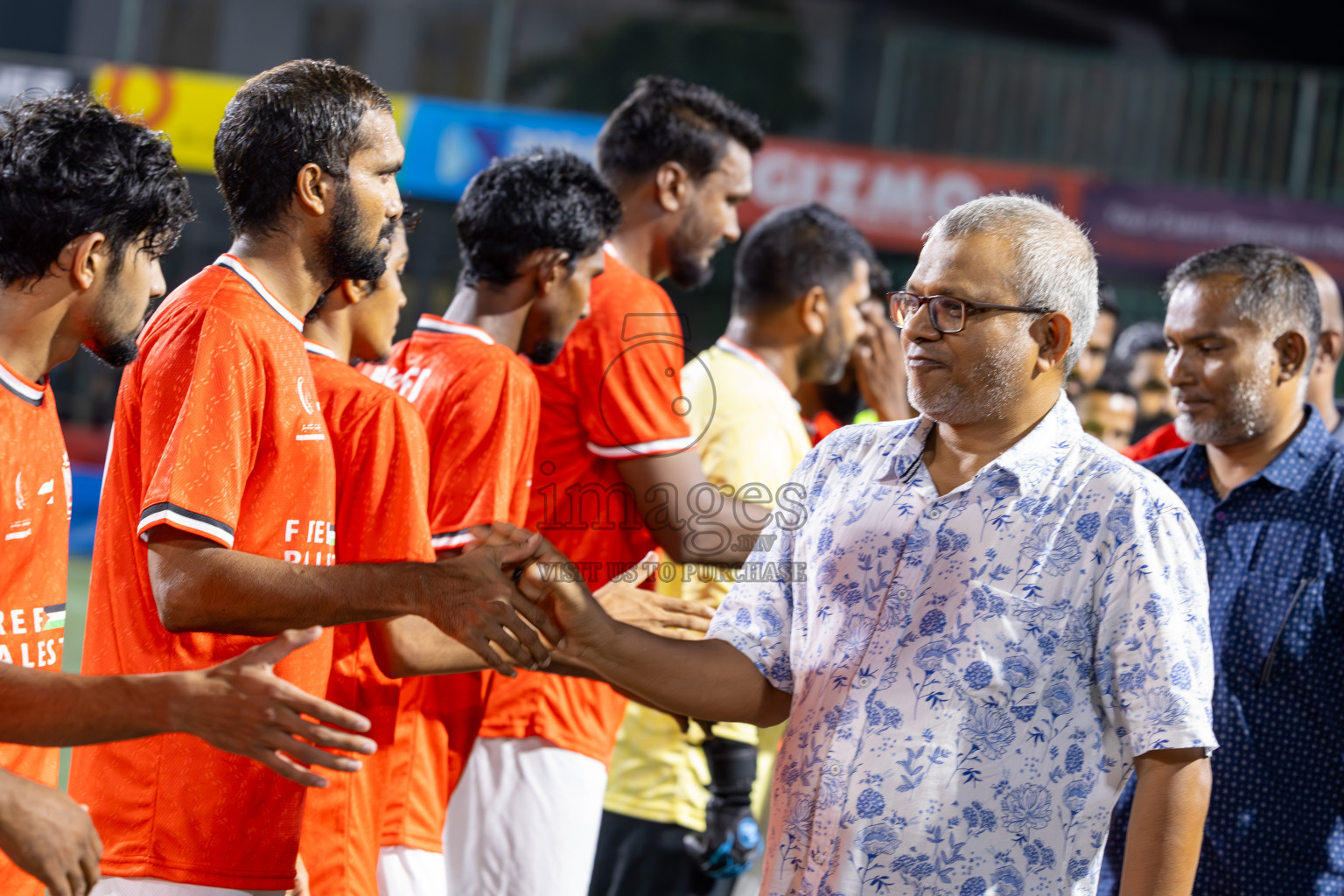 HDh Nolhivaran vs HDh Nellaidhoo in Day 5 of Golden Futsal Challenge 2025 on Thursday, 9th January 2025, in Hulhumale', Maldives
Photos: Ismail Thoriq / images.mv