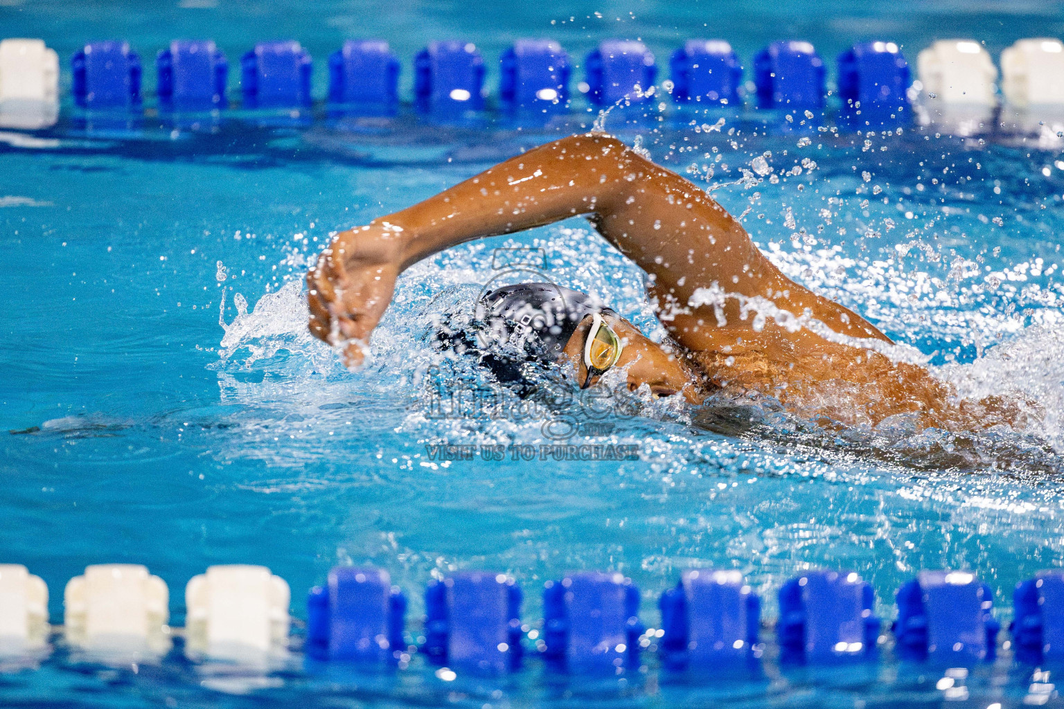 Day 4 of National Swimming Championship 2024 held in Hulhumale', Maldives on Monday, 16th December 2024. Photos: Hassan Simah / images.mv