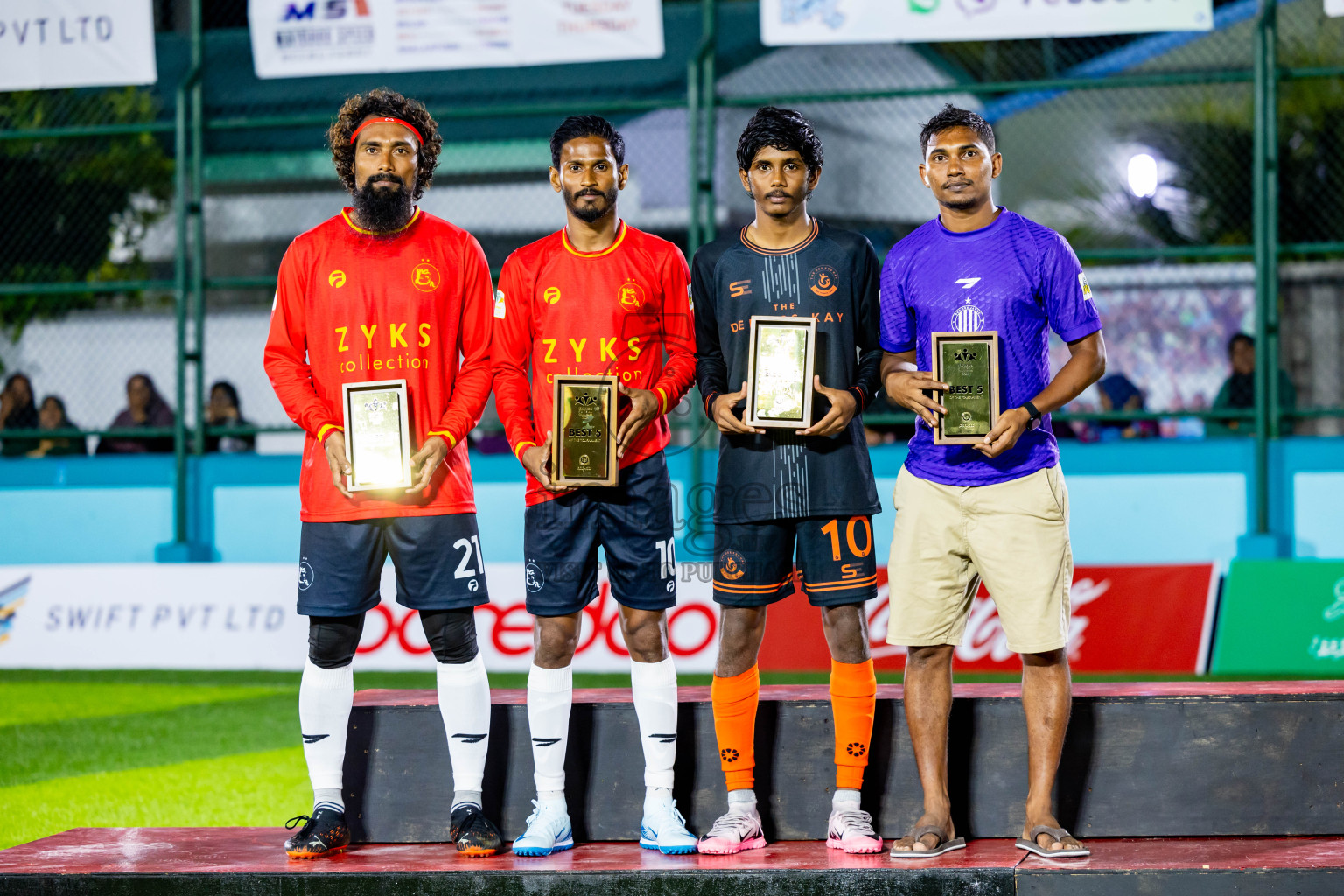 Dee Ess Kay vs Kovigoani in Final of Laamehi Dhiggaru Ekuveri Futsal Challenge 2024 was held on Wednesday, 31st July 2024, at Dhiggaru Futsal Ground, Dhiggaru, Maldives Photos: Nausham Waheed / images.mv