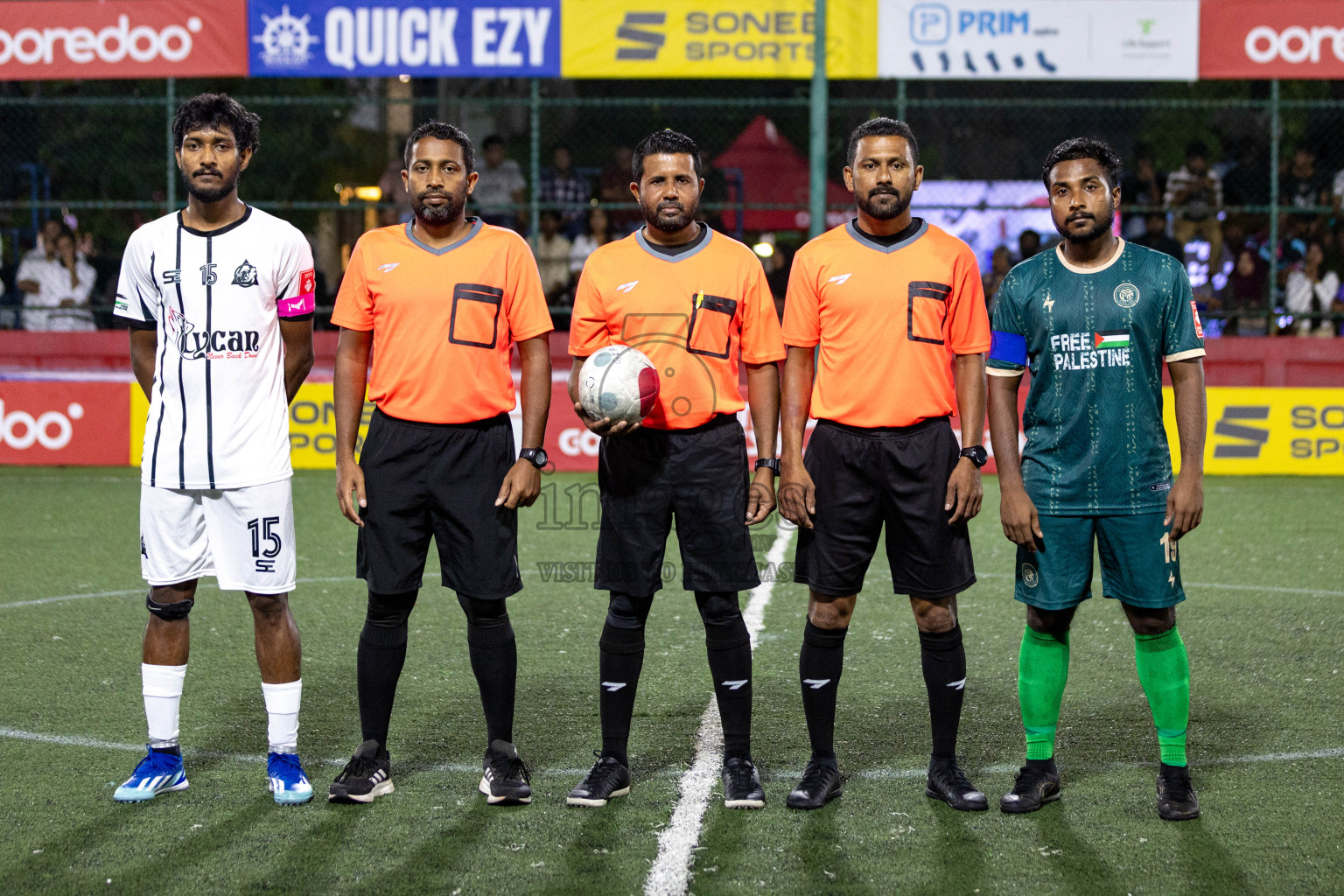 HDh.Nolhivaranfaru VS HDh.Neykurendhoo in Day 6 of Golden Futsal Challenge 2024 was held on Saturday, 20th January 2024, in Hulhumale', Maldives 
Photos: Hassan Simah / images.mv