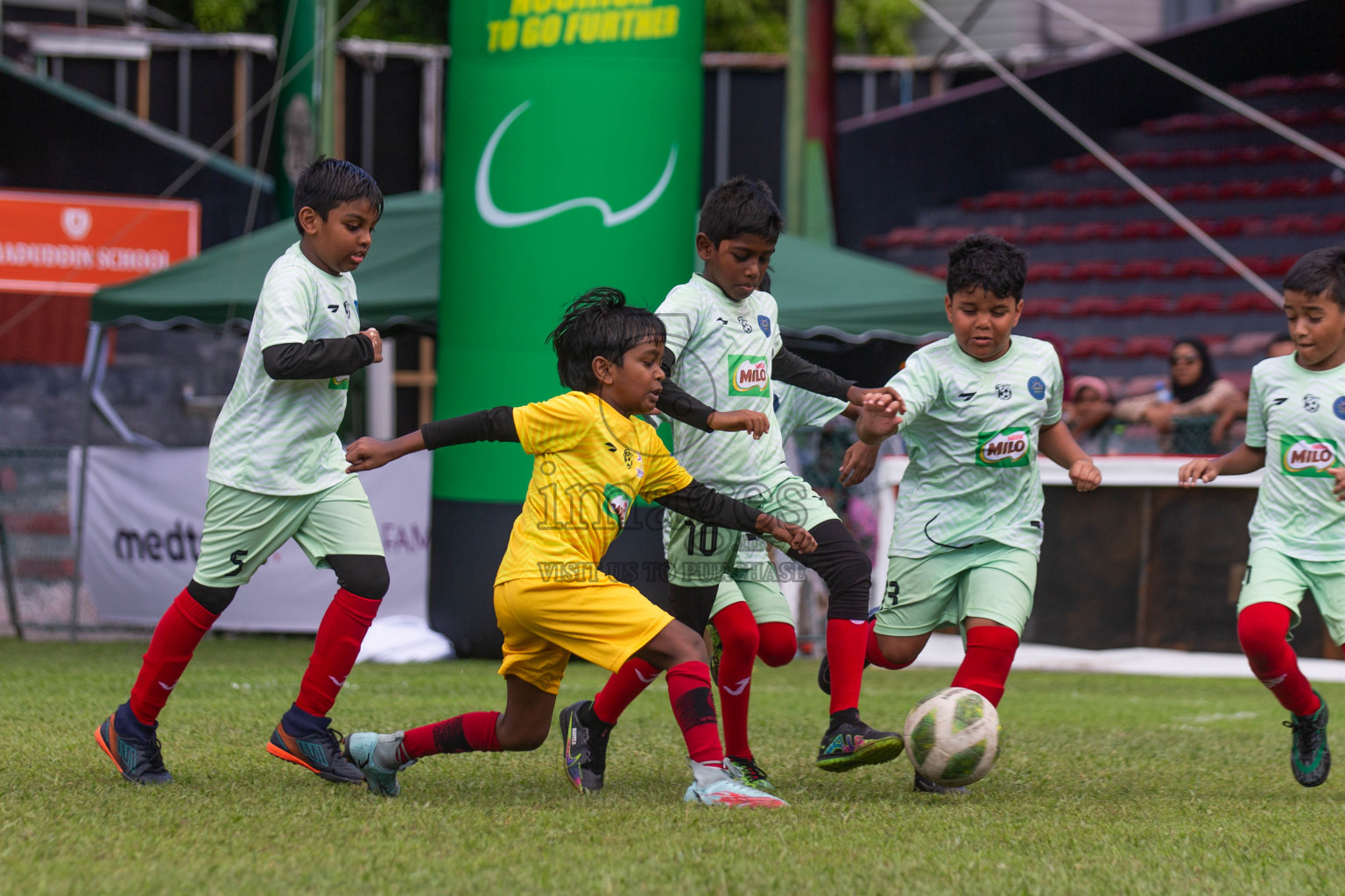 Day 2 of MILO Kids Football Fiesta was held at National Stadium in Male', Maldives on Saturday, 24th February 2024.