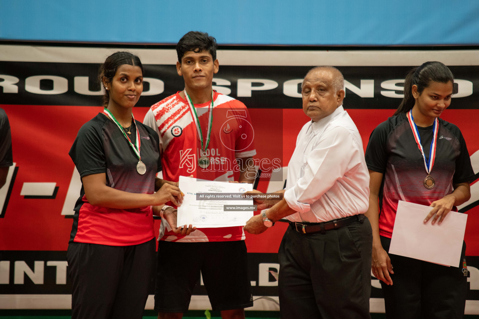 47th National Badminton Tournament 2021 held from 10 to 14 November 2021 in Male' Sports Complex, Maldives