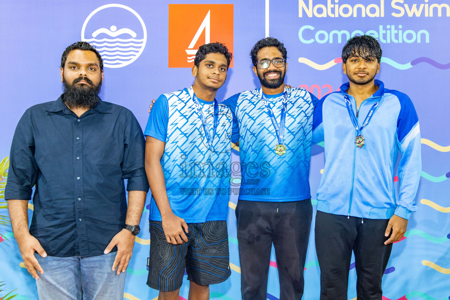 Day 5 of National Swimming Competition 2024 held in Hulhumale', Maldives on Tuesday, 17th December 2024. Photos: Hassan Simah / images.mv