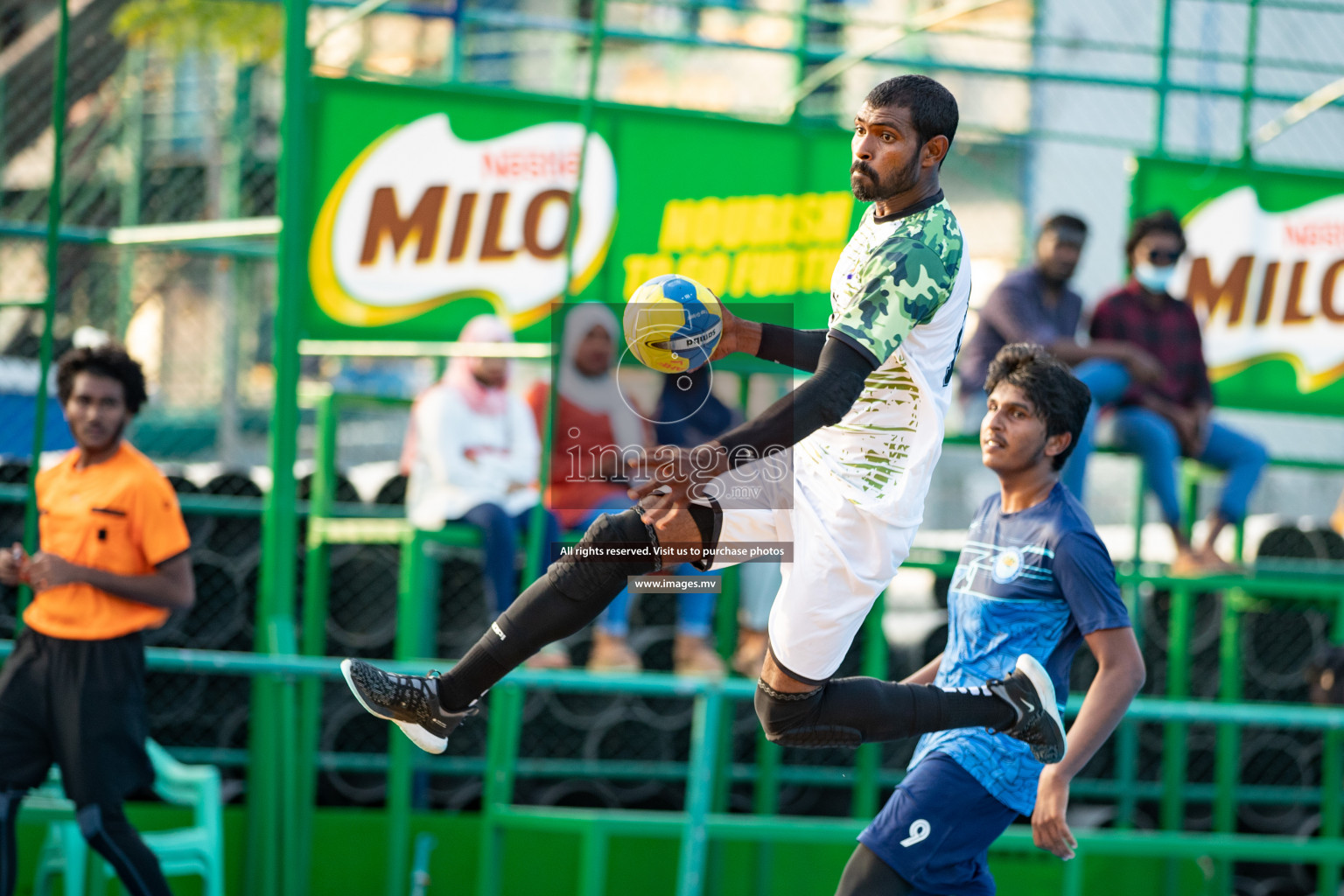 Milo 8th National Handball Tournament Day 4, 18th December 2021, at Handball Ground, Male', Maldives. Photos by Hassan Simah