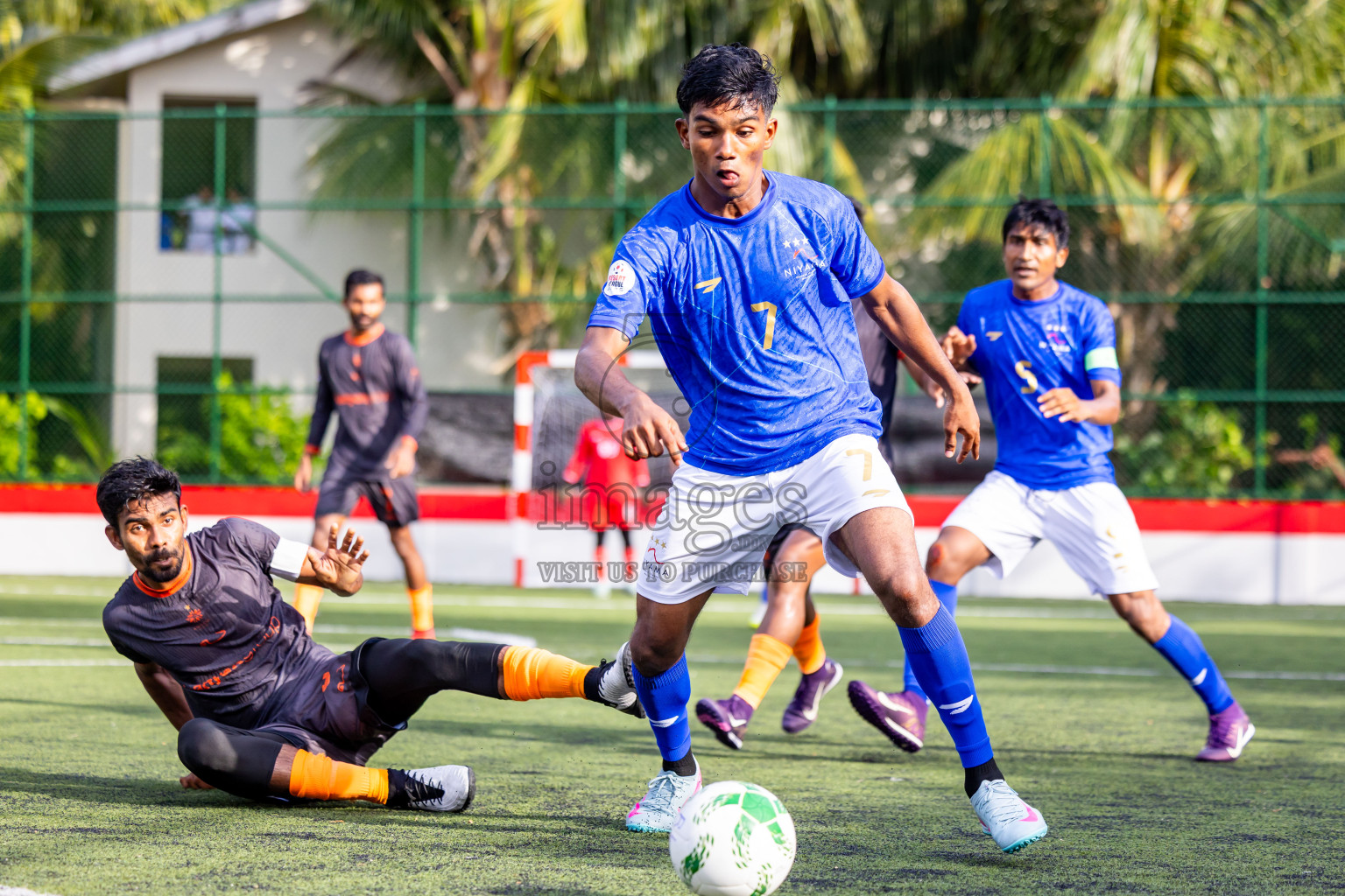 Velavaru vs Niyama in Day 4 of Resort League 2025 (Dhaalu Zone) was held on Sunday, 18th May 2025 in Niyama Private island, Dhaalu Atoll, Maldives. Photos: Nausham Waheed / images.mv