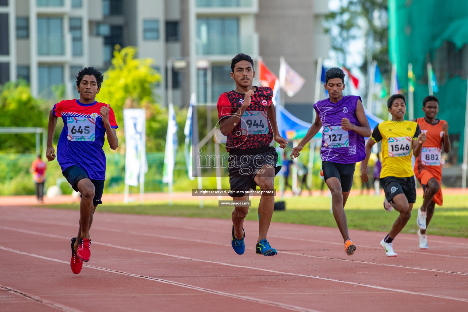 Day two of Inter School Athletics Championship 2023 was held at Hulhumale' Running Track at Hulhumale', Maldives on Sunday, 15th May 2023. Photos: Nausham Waheed / images.mv