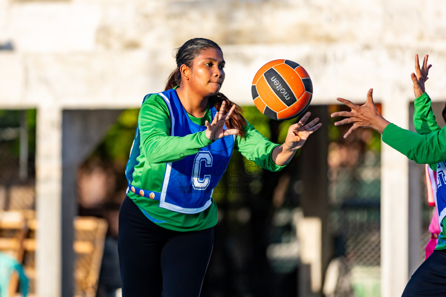 Day 5 of 23rd Netball Association Championship was held in Ekuveni Netball Court at Male', Maldives on Thursday, 2nd May 2024. Photos: Nausham Waheed / images.mv