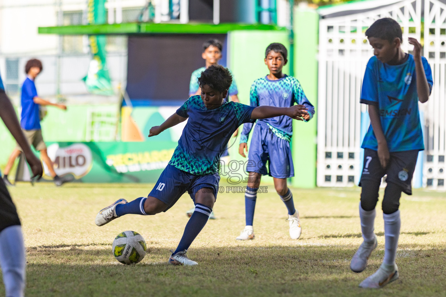 Day 3 of MILO Academy Championship 2025 (U-12) was held at Henveiru Stadium in Male', Maldives on Saturday, 3rd May 2025. 
Photos: Hassan Simah  / images.mv