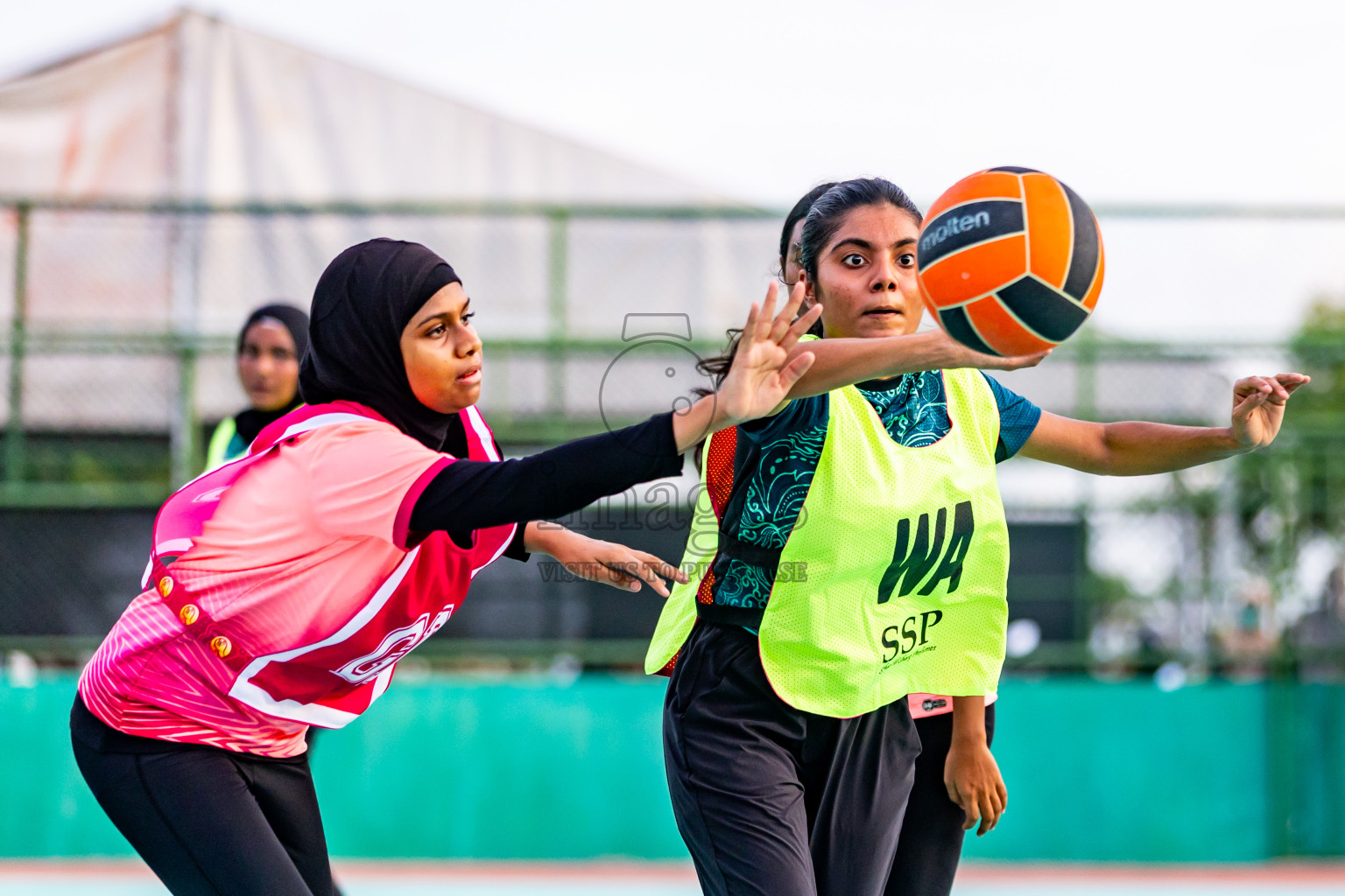 Day 4 of 23rd Netball Association Championship was held in Ekuveni Netball Court at Male', Maldives on Wednesday, 1st May 2024. Photos: Nausham Waheed / images.mv