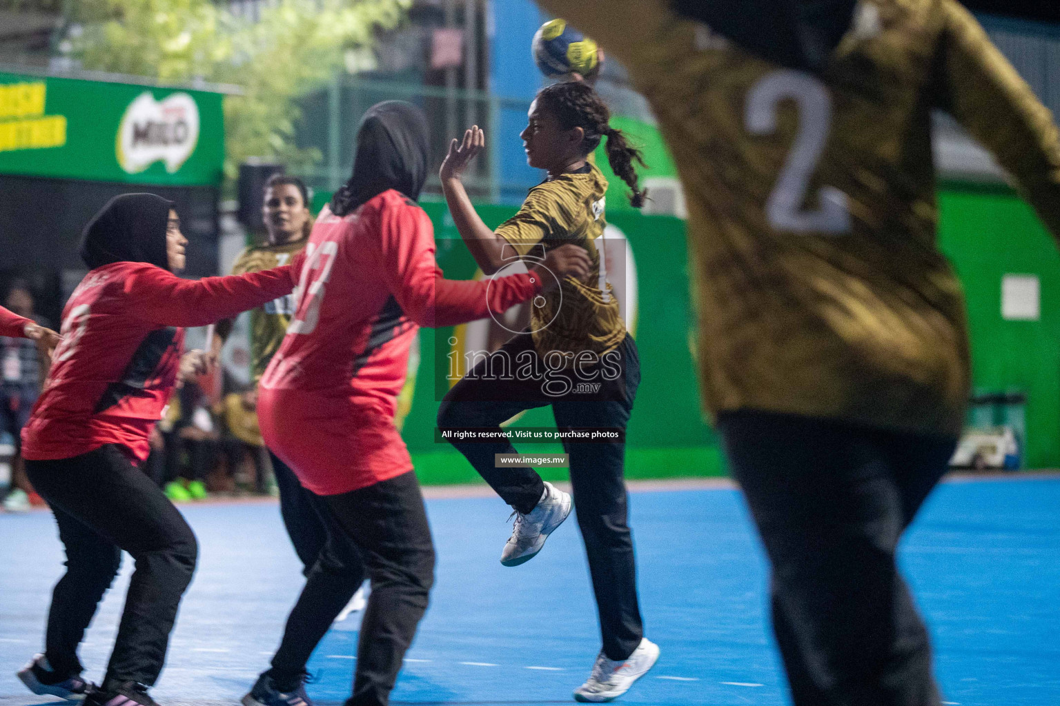 Day 6 of 6th MILO Handball Maldives Championship 2023, held in Handball ground, Male', Maldives on Thursday, 25th May 2023 Photos: Shuu Abdul Sattar/ Images.mv