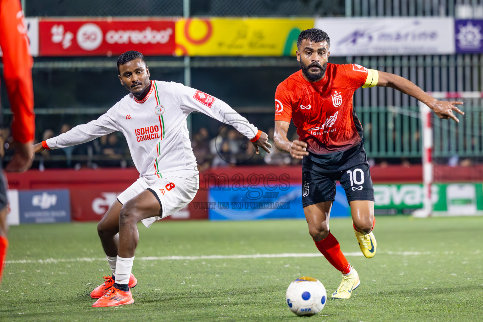 L Gan vs L Isdhoo in Laamu Atoll Finals Day 26 of Golden Futsal Challenge 2025 was held on Thursday , 30th January 2025, in Hulhumale', Maldives. Photos: Ismail Thoriq / images.mv