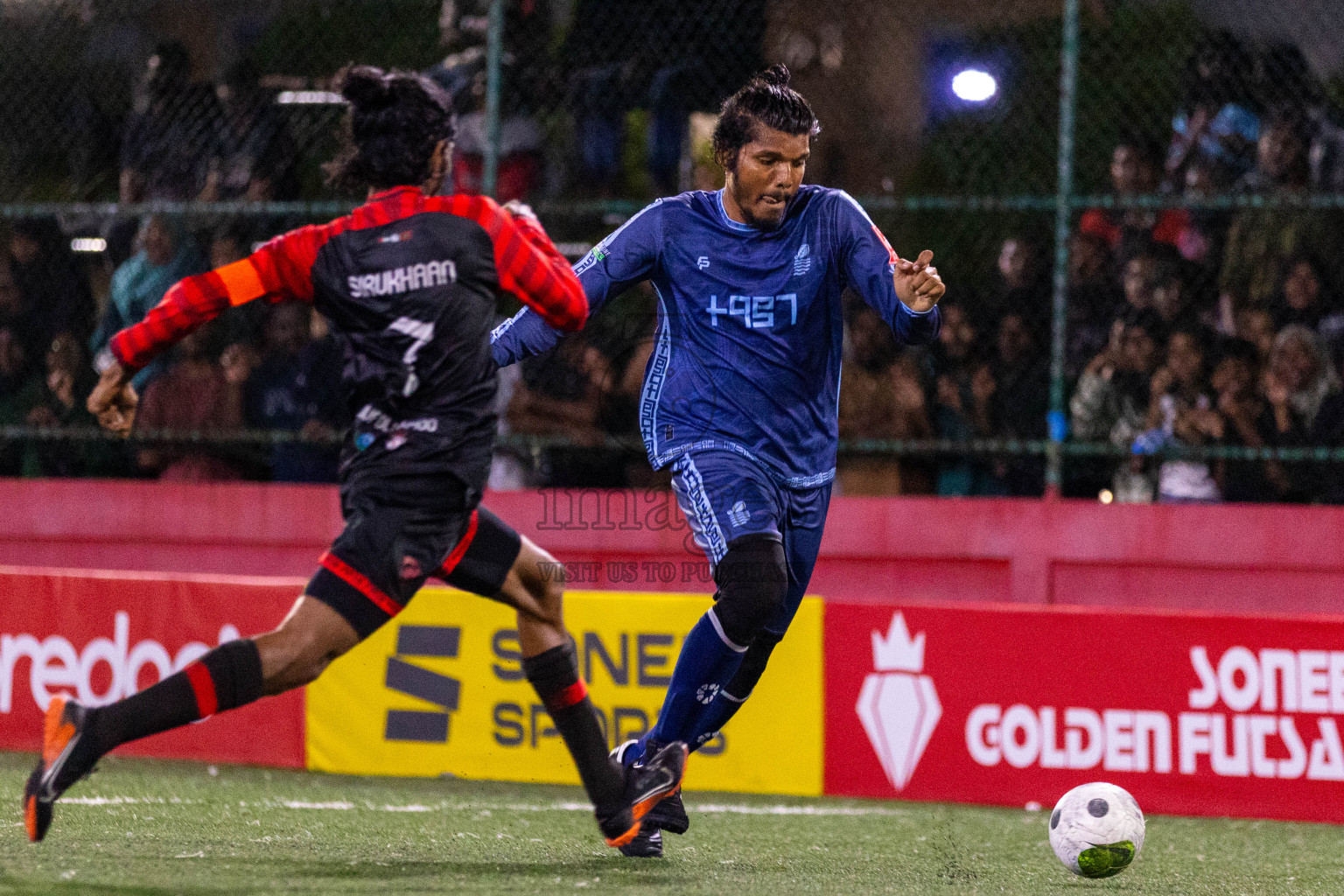 AA Mathiveri vs AA Bodufolhudhoo in Day 6 of Golden Futsal Challenge 2024 was held on Saturday, 20th January 2024, in Hulhumale', Maldives
Photos: Ismail Thoriq / images.mv