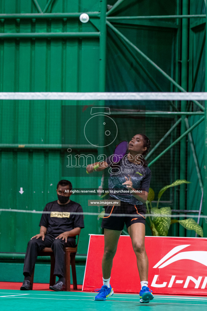 47th National Badminton Tournament 2021 held from 10 to 14 November 2021 in Male' Sports Complex, Maldives