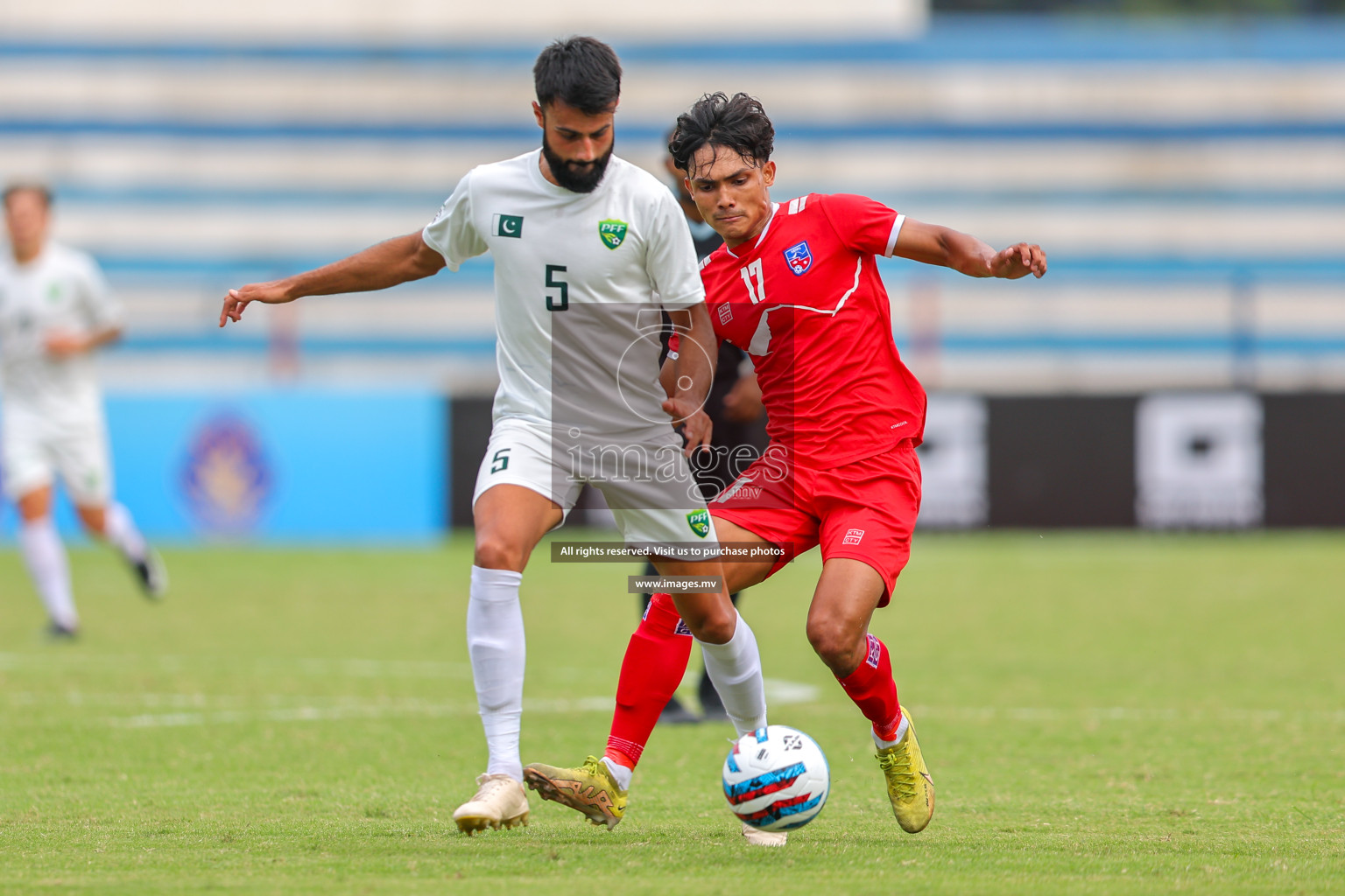 Nepal vs Pakistan in SAFF Championship 2023 held in Sree Kanteerava Stadium, Bengaluru, India, on Tuesday, 27th June 2023. Photos: Nausham Waheed, Hassan Simah / images.mv